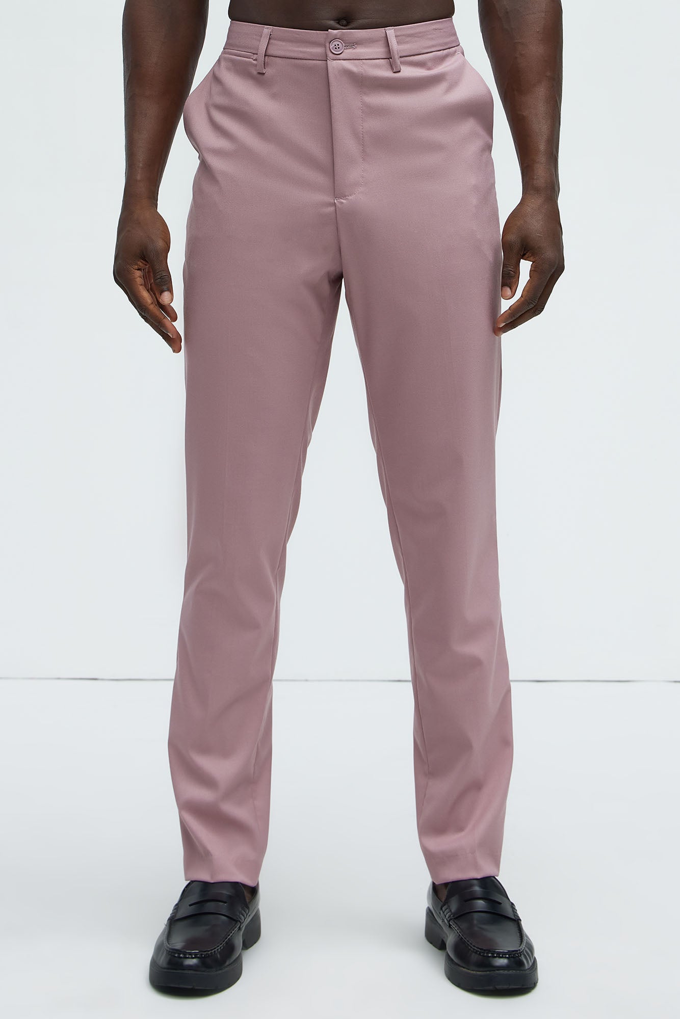 The Modern Stretch Slim Trouser - Mauve