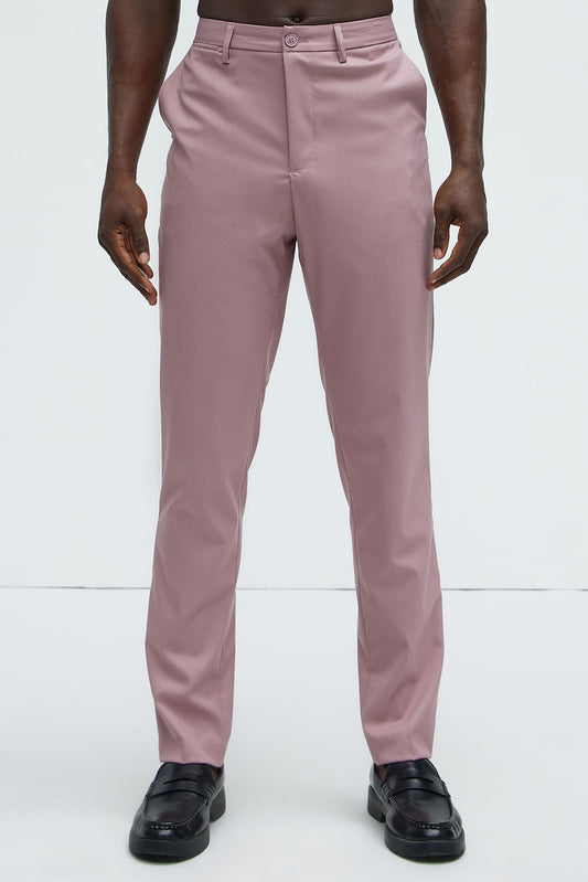 The Modern Stretch Slim Trouser - Mauve