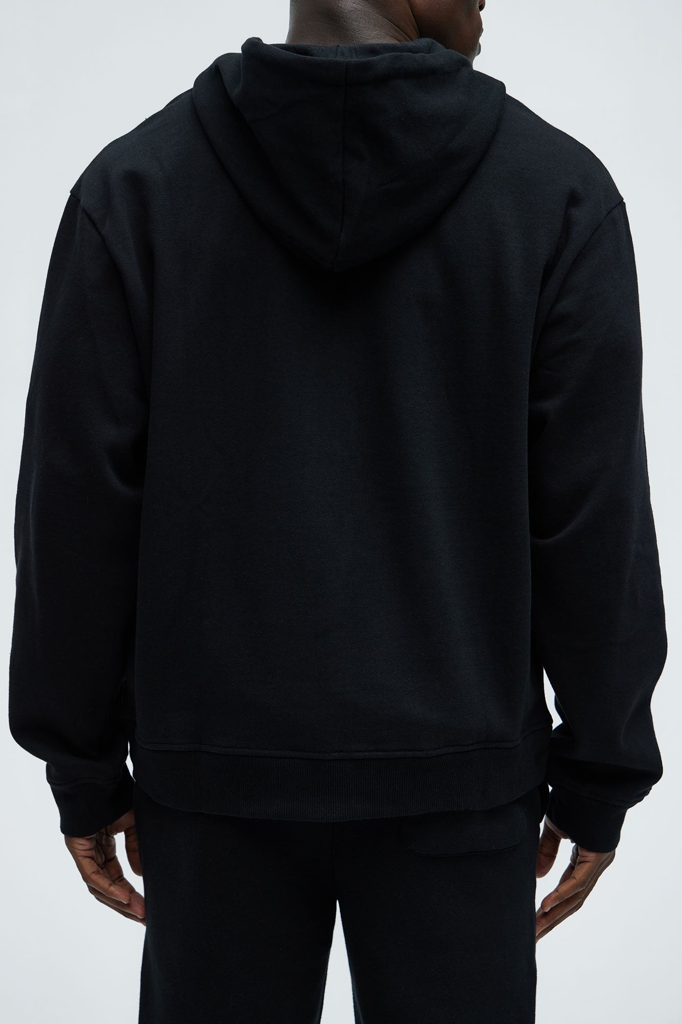 Tyson Zip Up Hoodie - Black