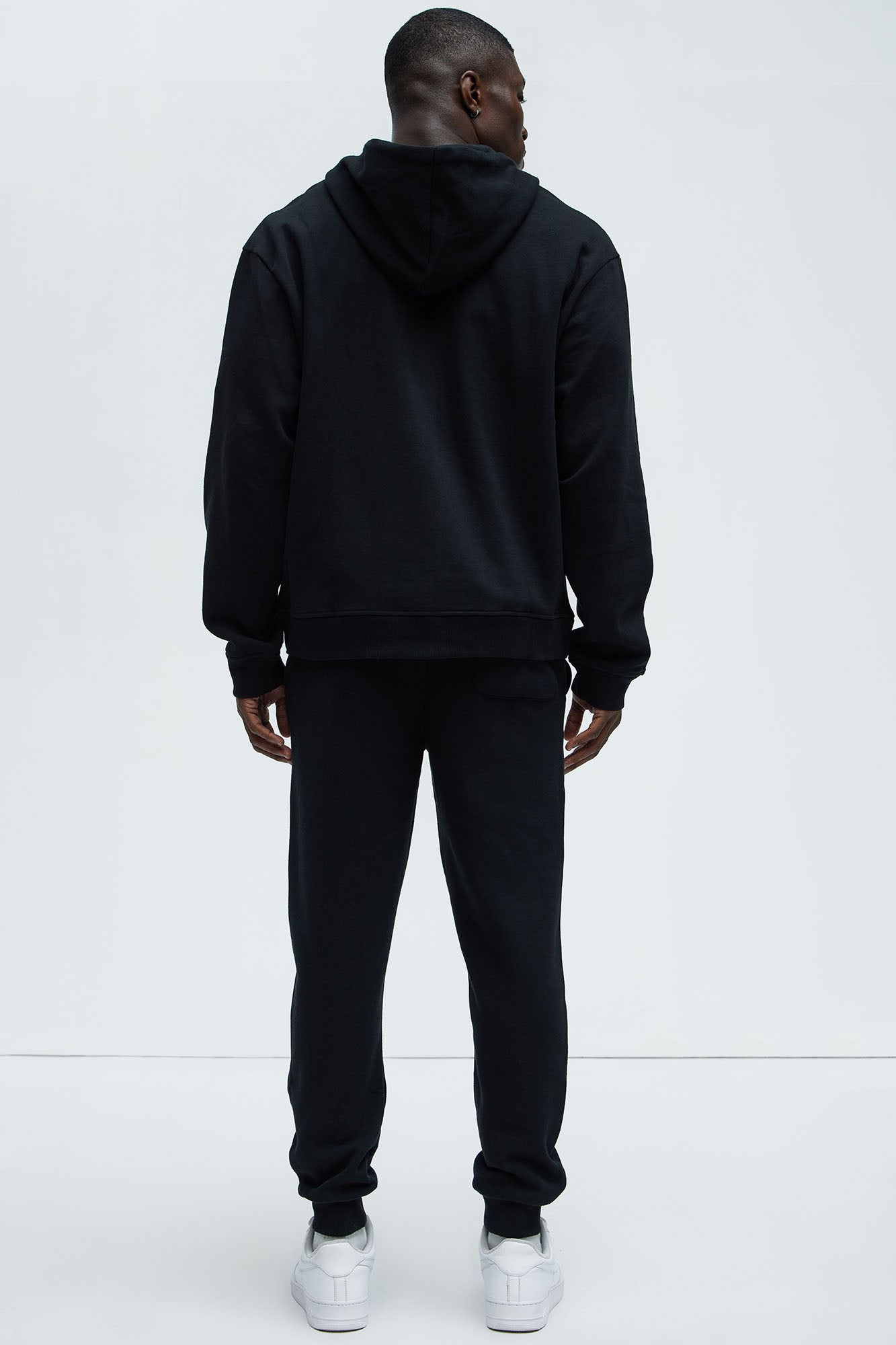 Tyson Zip Up Hoodie - Black