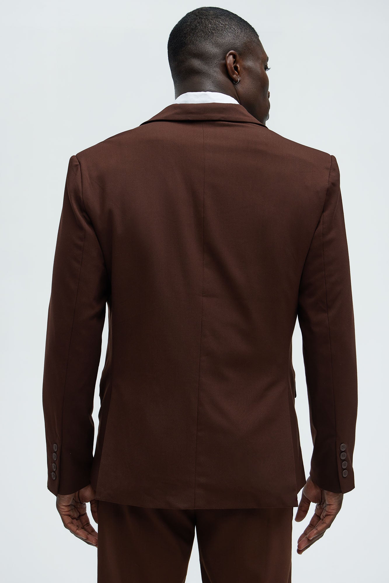 The Modern Stretch Suit Jacket - Brown