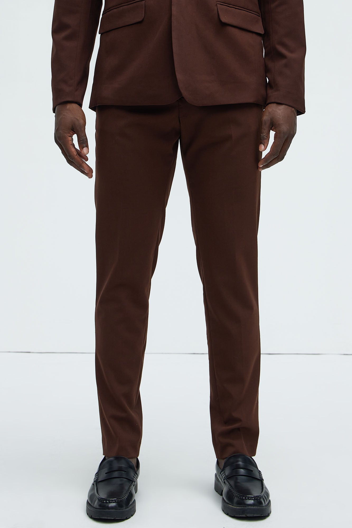 The Modern Stretch Slim Trouser - Brown