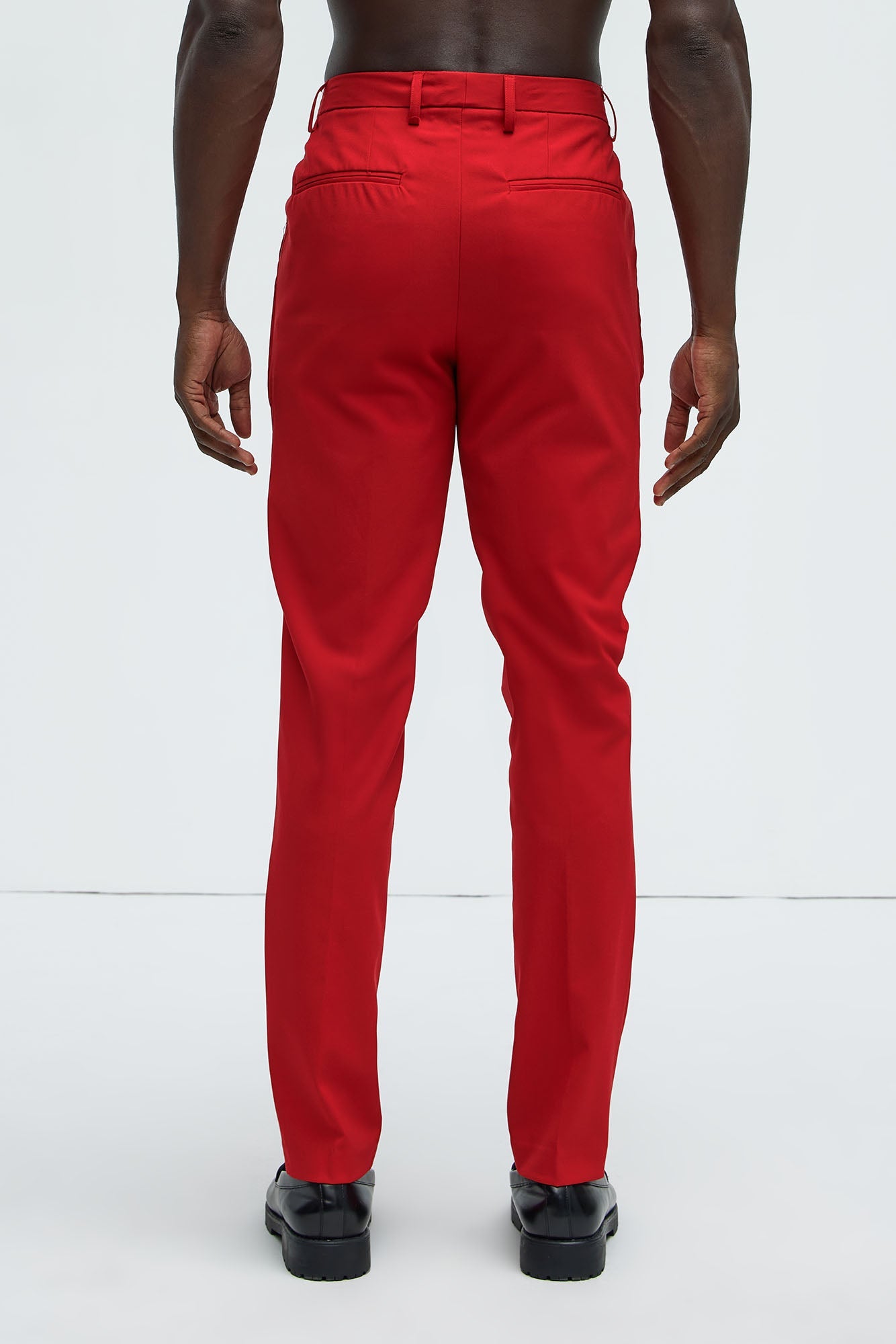 The Modern Stretch Slim Trouser - Red