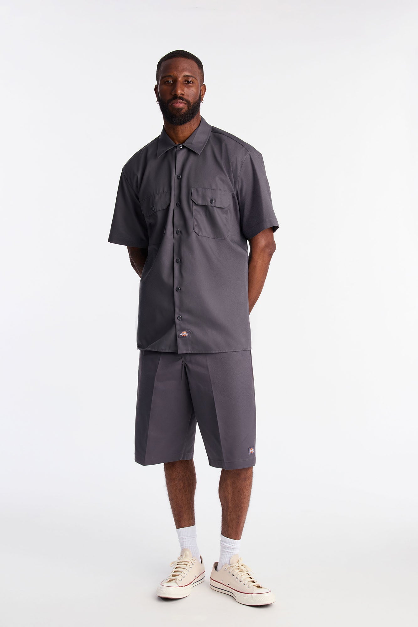 Dickies Short Sleeve Work Shirt - Charcoal