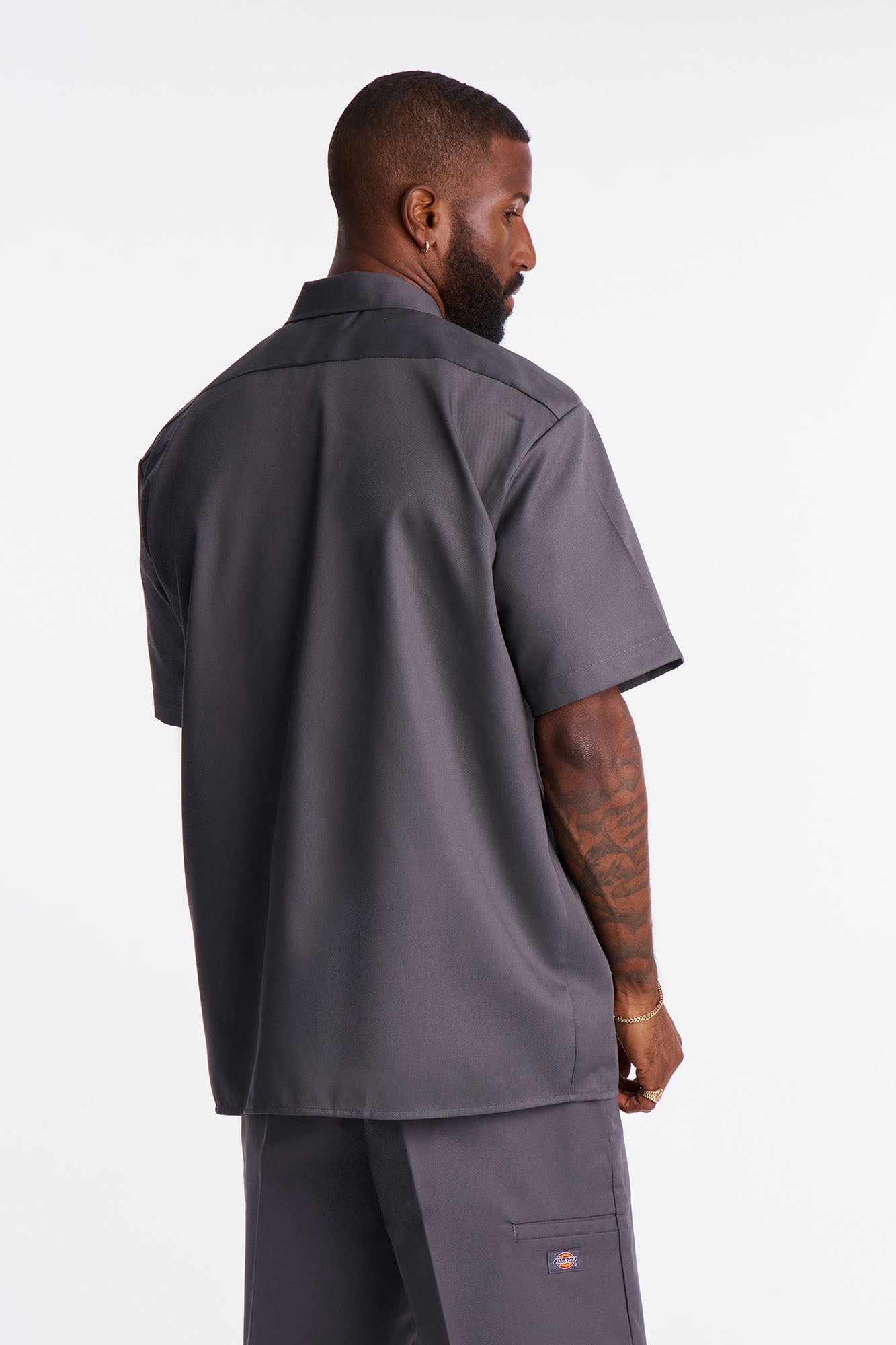 Dickies Short Sleeve Work Shirt - Charcoal
