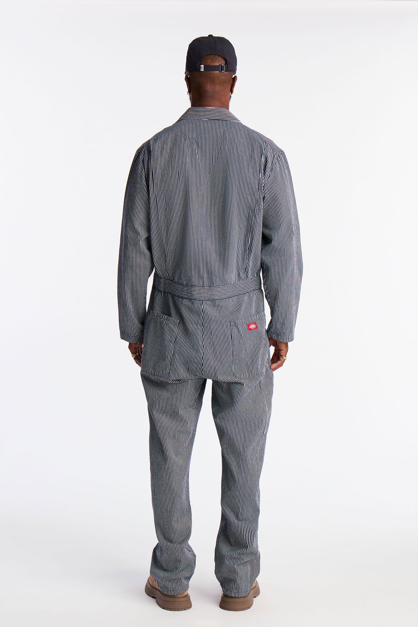 Dickies Hickory Stripe Overall - Grey