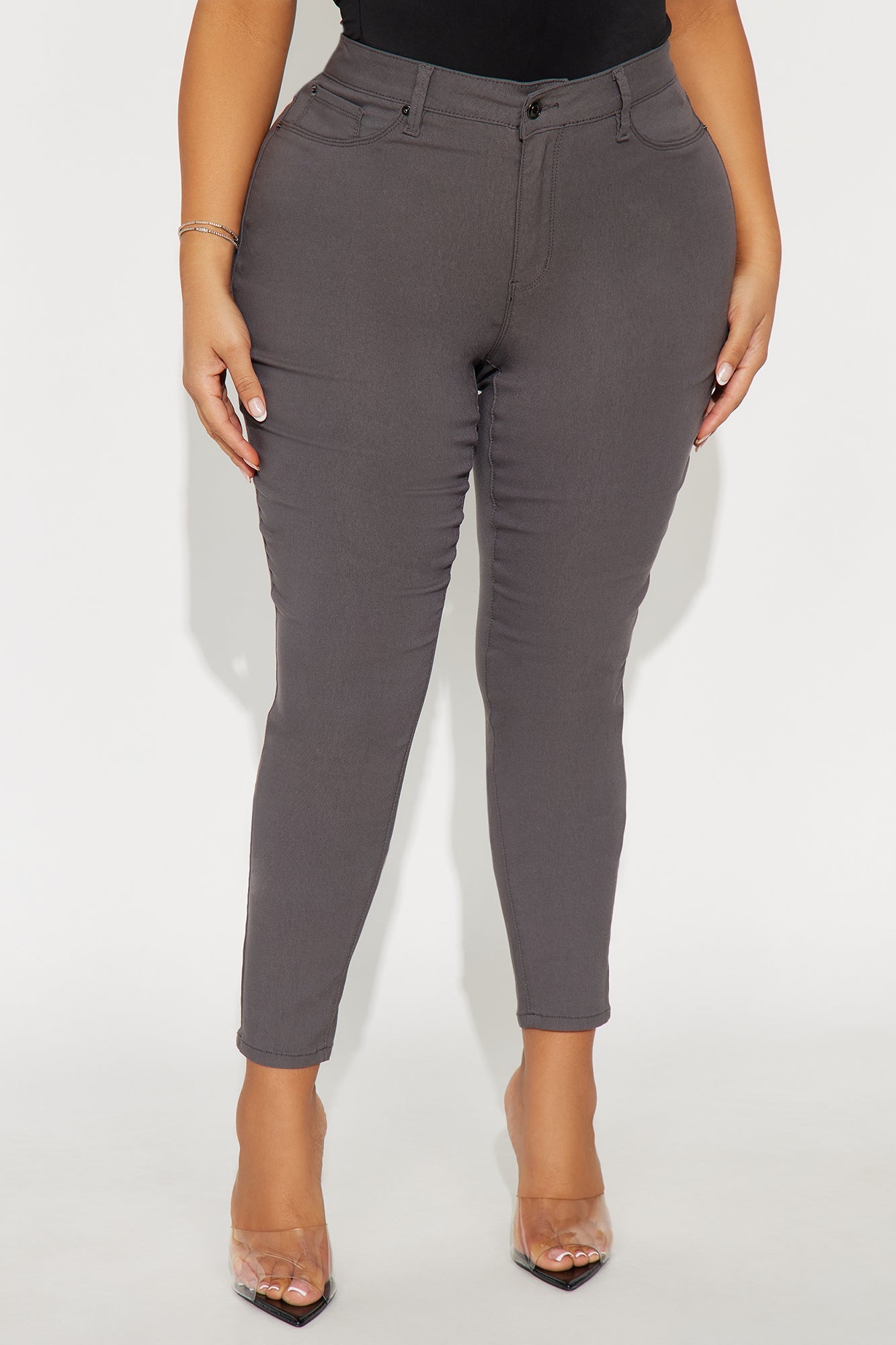 Hyperstretch Skinny Pants - Charcoal