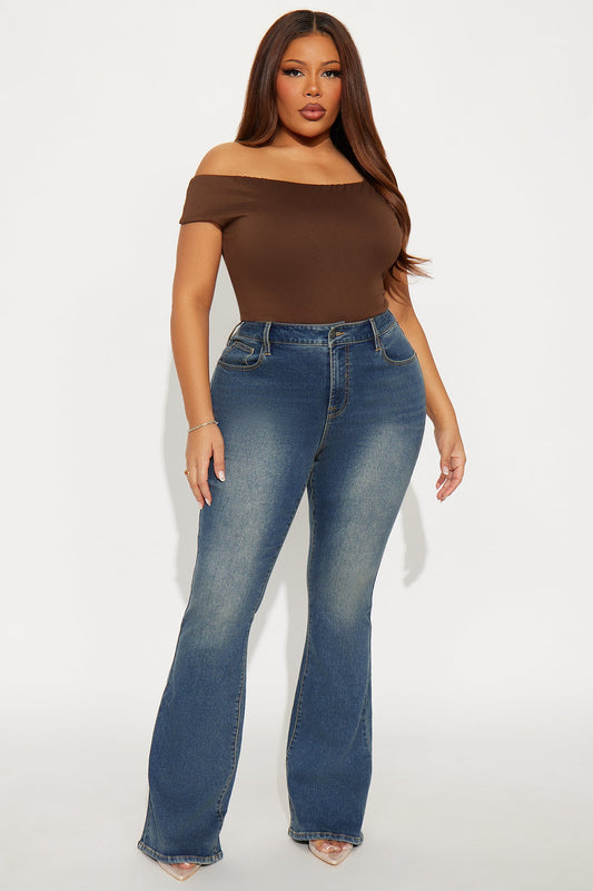 Favorite Front Runner Flare Jeans - Dark Wash