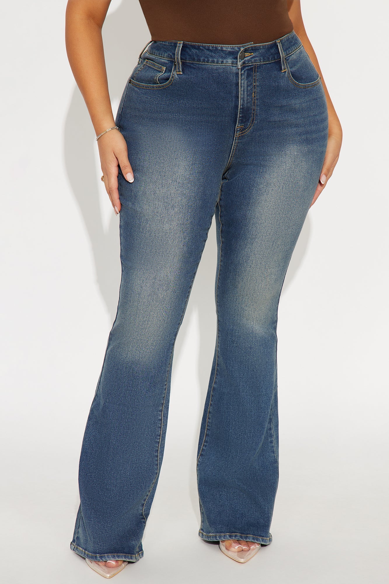Favorite Front Runner Flare Jeans - Dark Wash