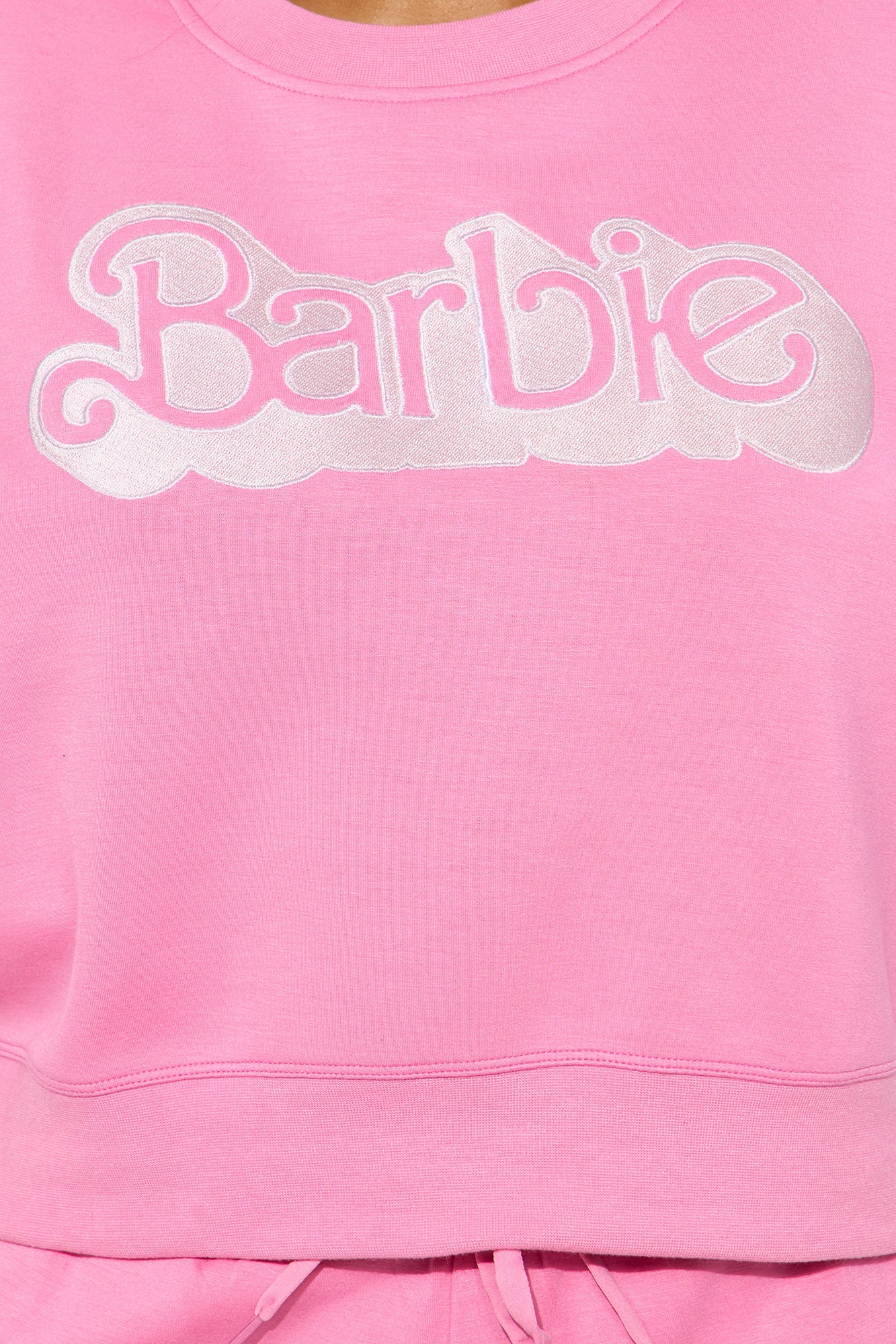 Barbie Logo Scuba Sweatshirt - Pink