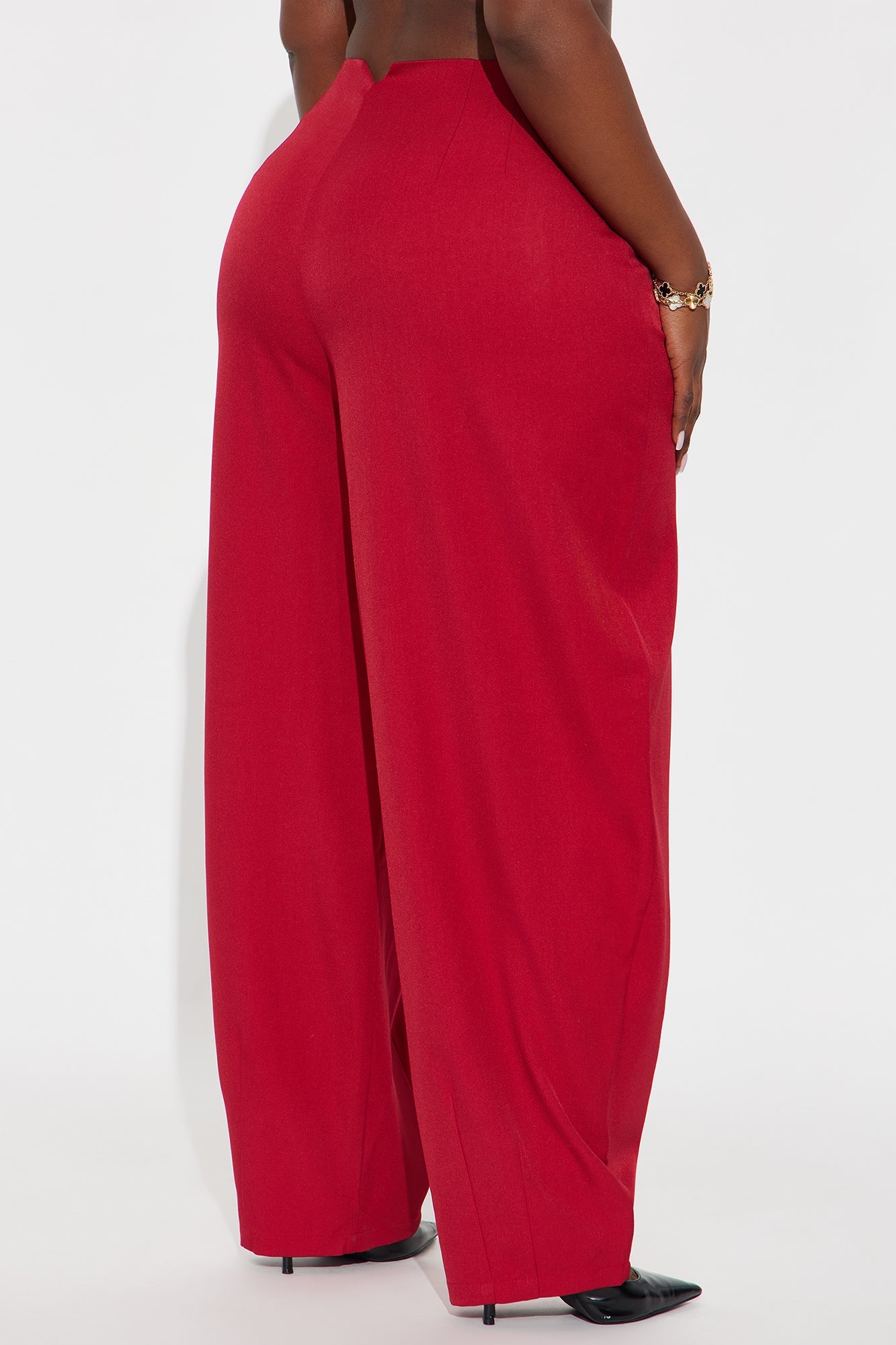 Margaret Barrel Trouser Pants 32″ - Red