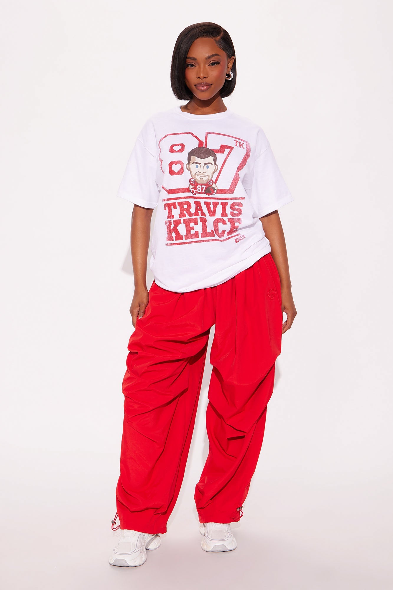 Travis Kelce Chief Swagger Tee - White