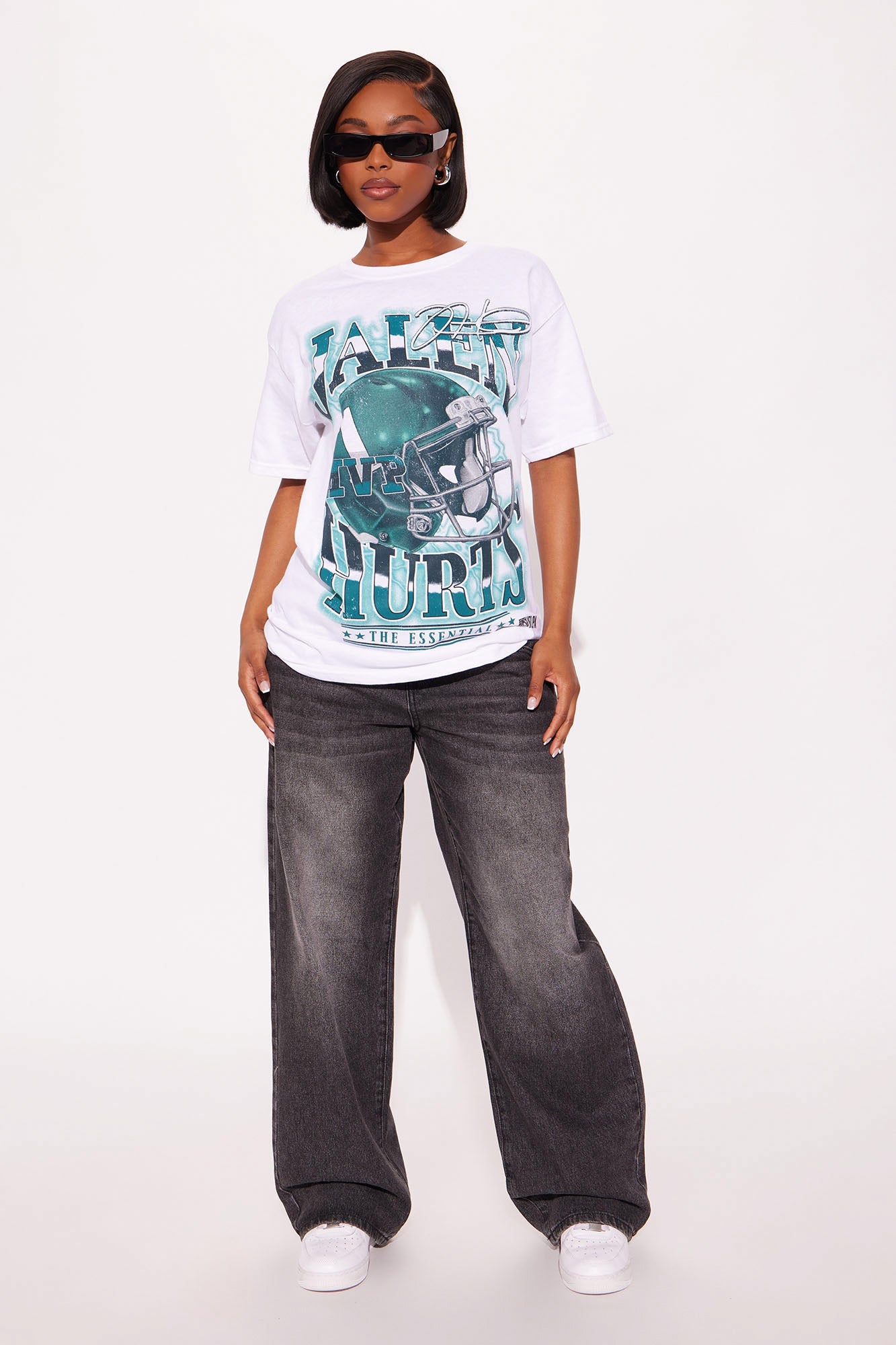 Jalen Hurts No 1 Effect Tee - White