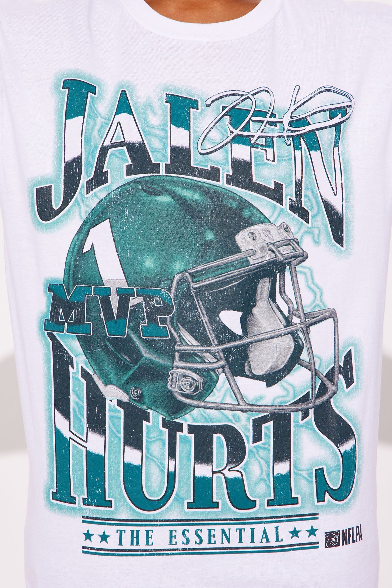 Jalen Hurts No 1 Effect Tee - White