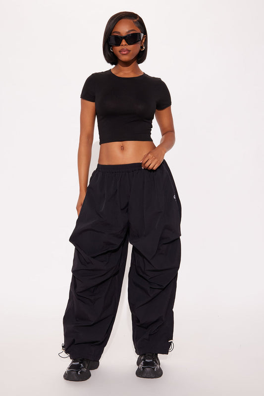 Keep Up Windbreaker Joggers 30″ - Black