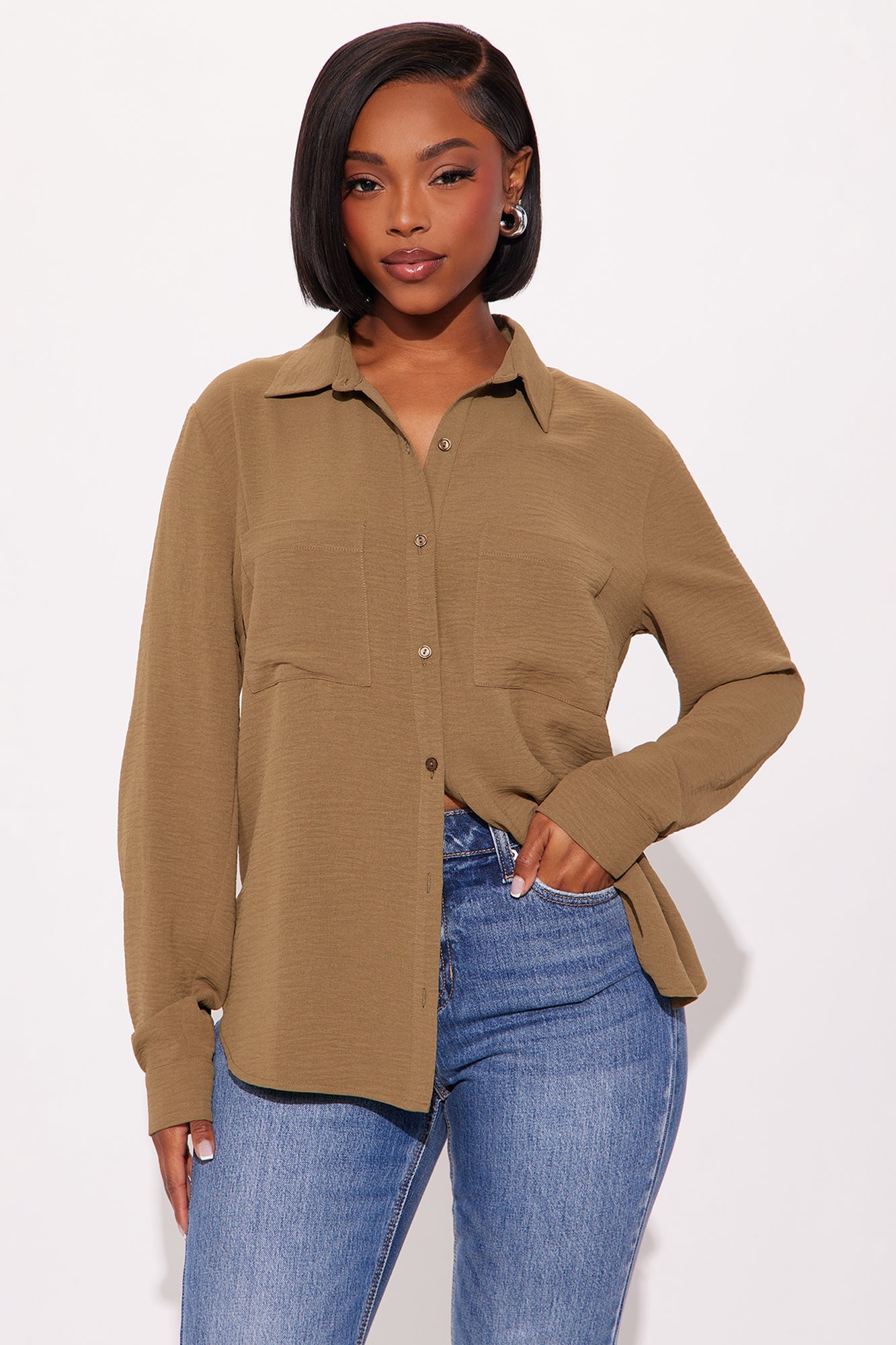 Keep Talking Airflow Shirt - Olive