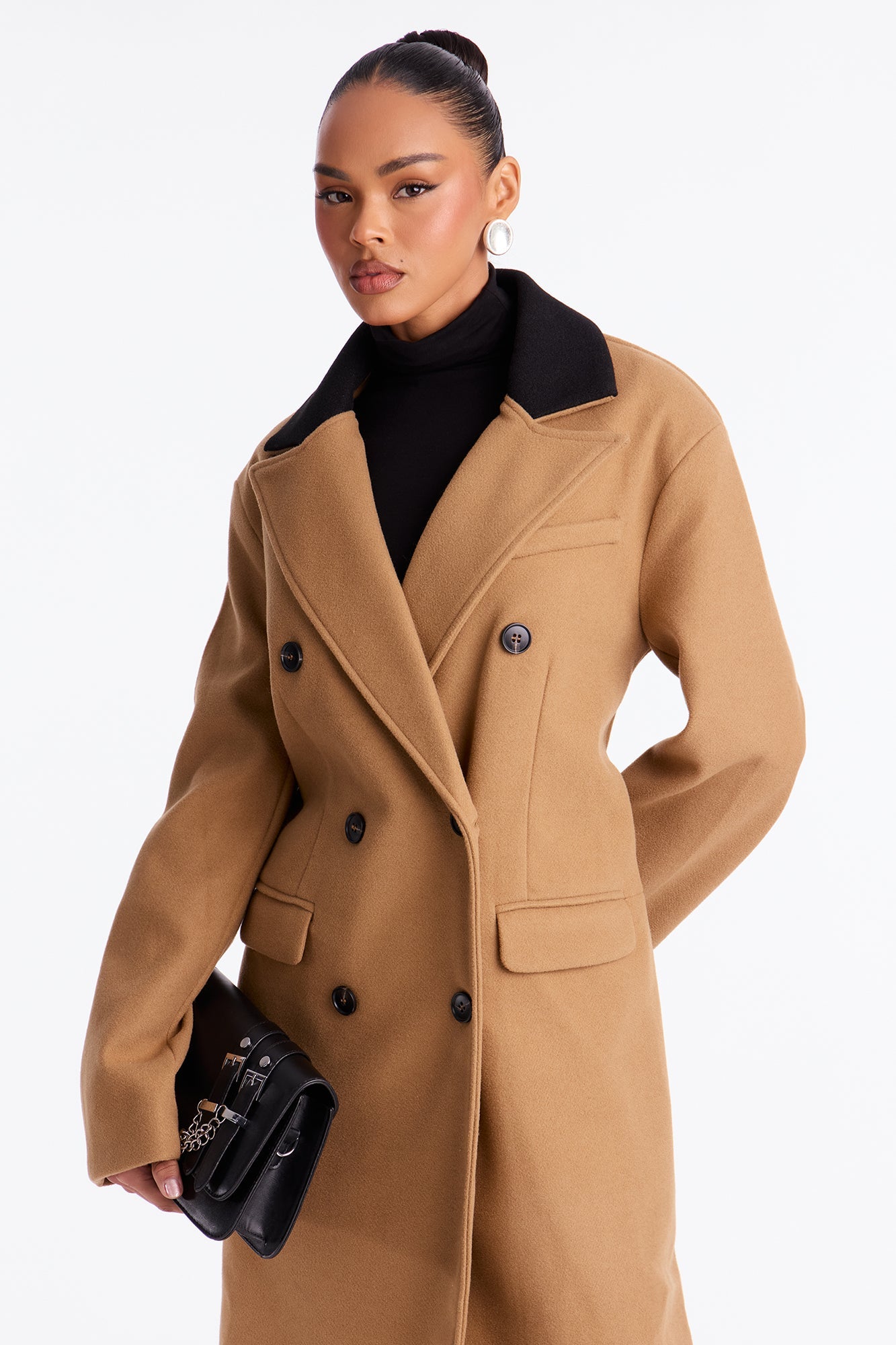 About The Business Wool Coat - Camel