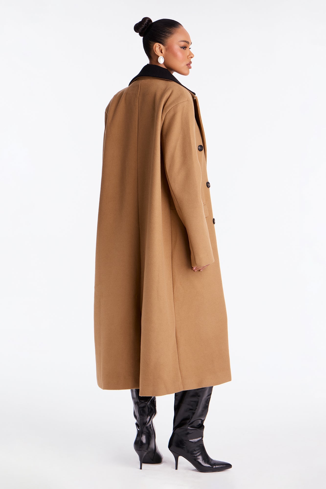 About The Business Wool Coat - Camel
