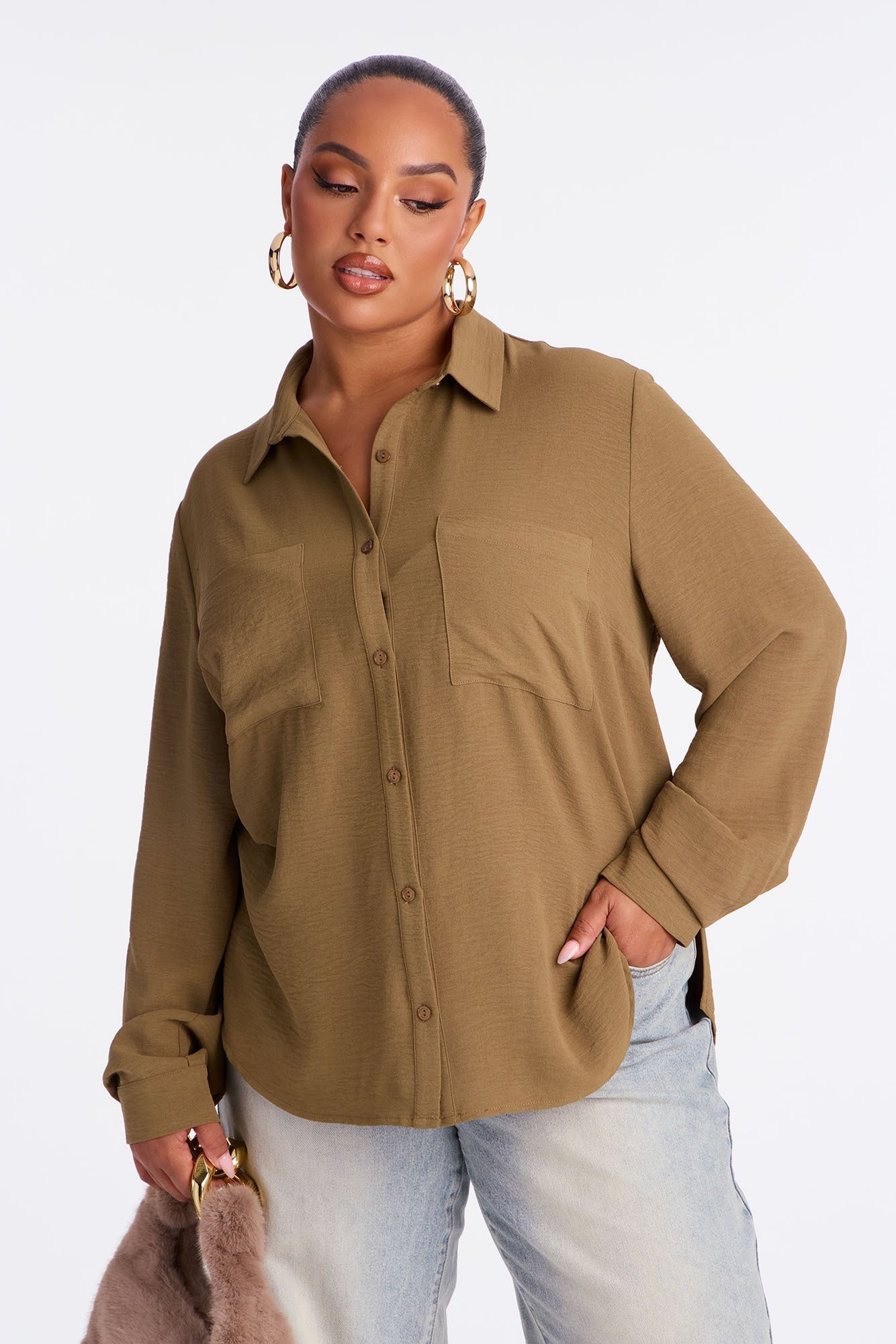 Keep Talking Airflow Shirt - Olive