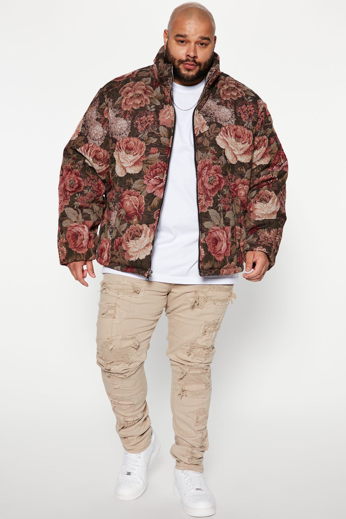 High Key Stacked Skinny Jeans - Taupe