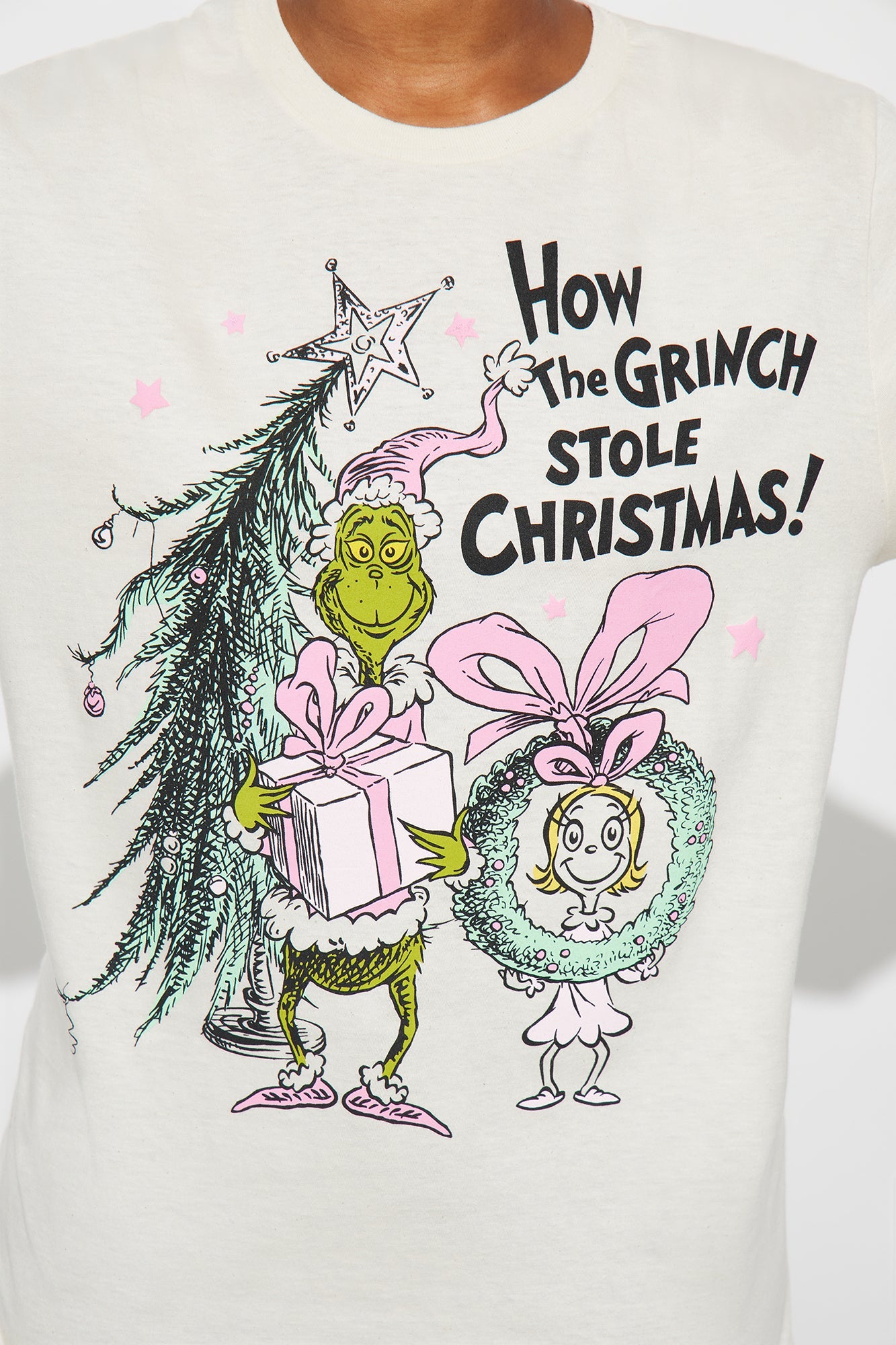 The Grinch Stole Christmas Tee - Sand