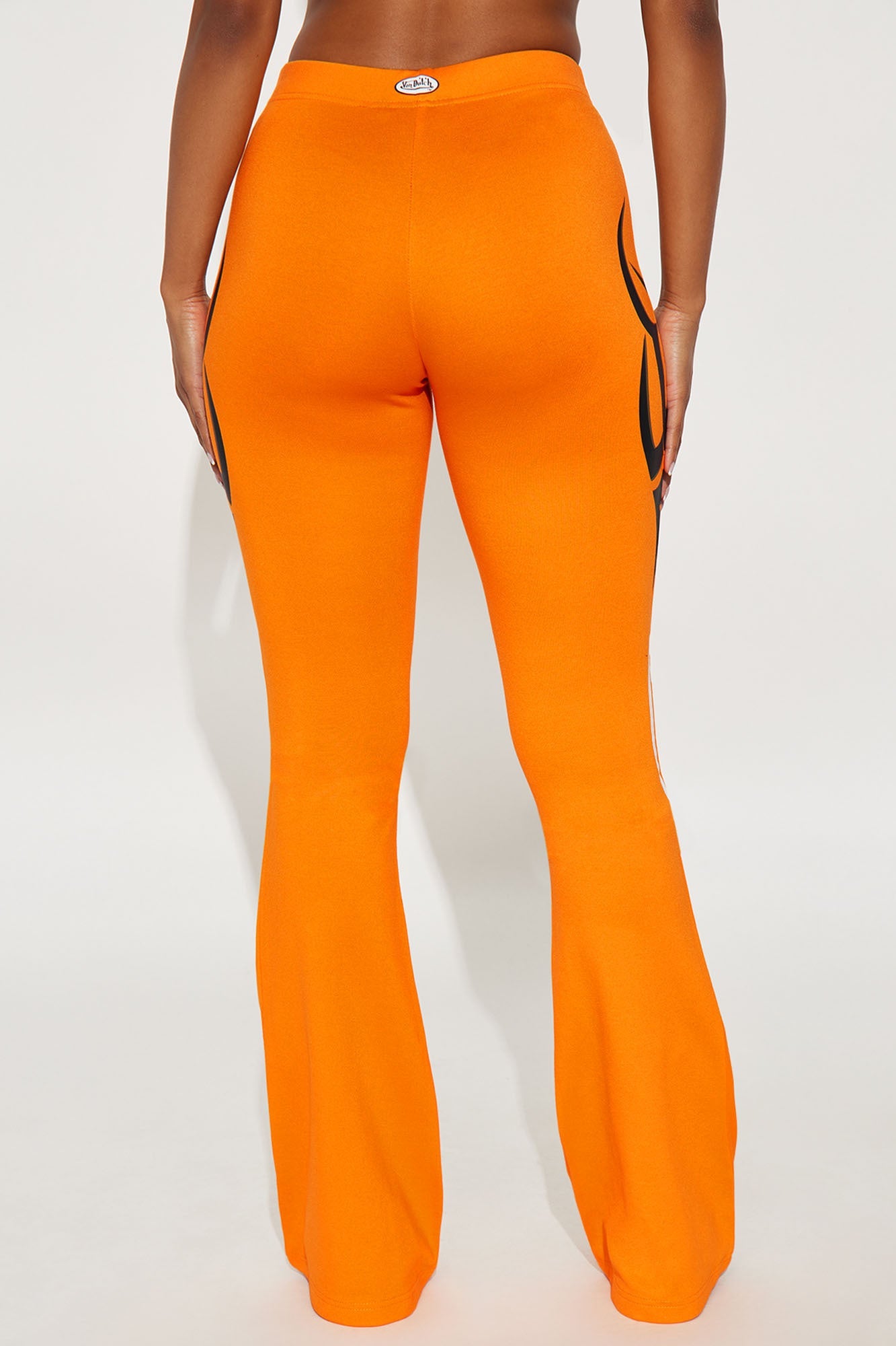 Von Dutch Edgy Flared Pants - Orange