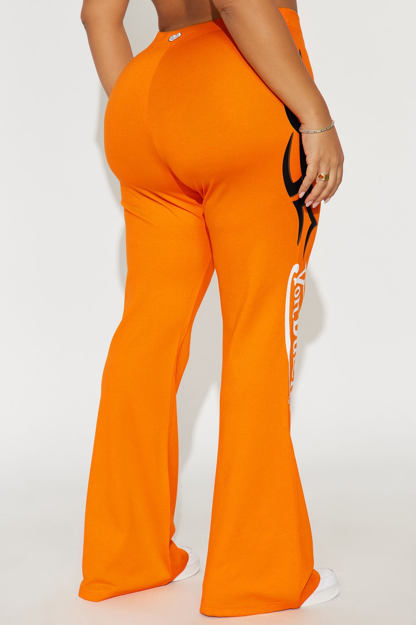 Von Dutch Edgy Flared Pants - Orange