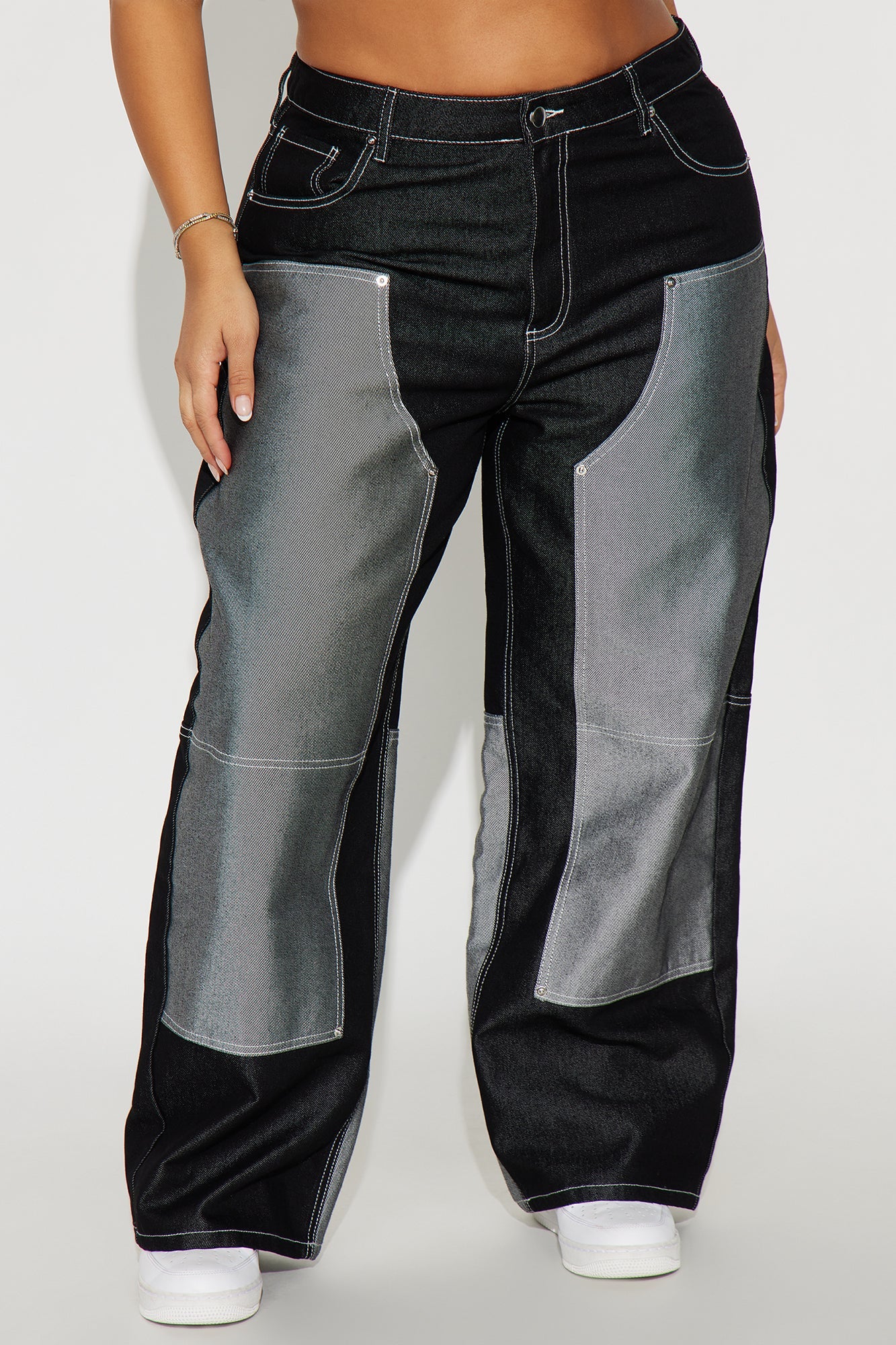 Double Agent Utility Panel Jeans - Black