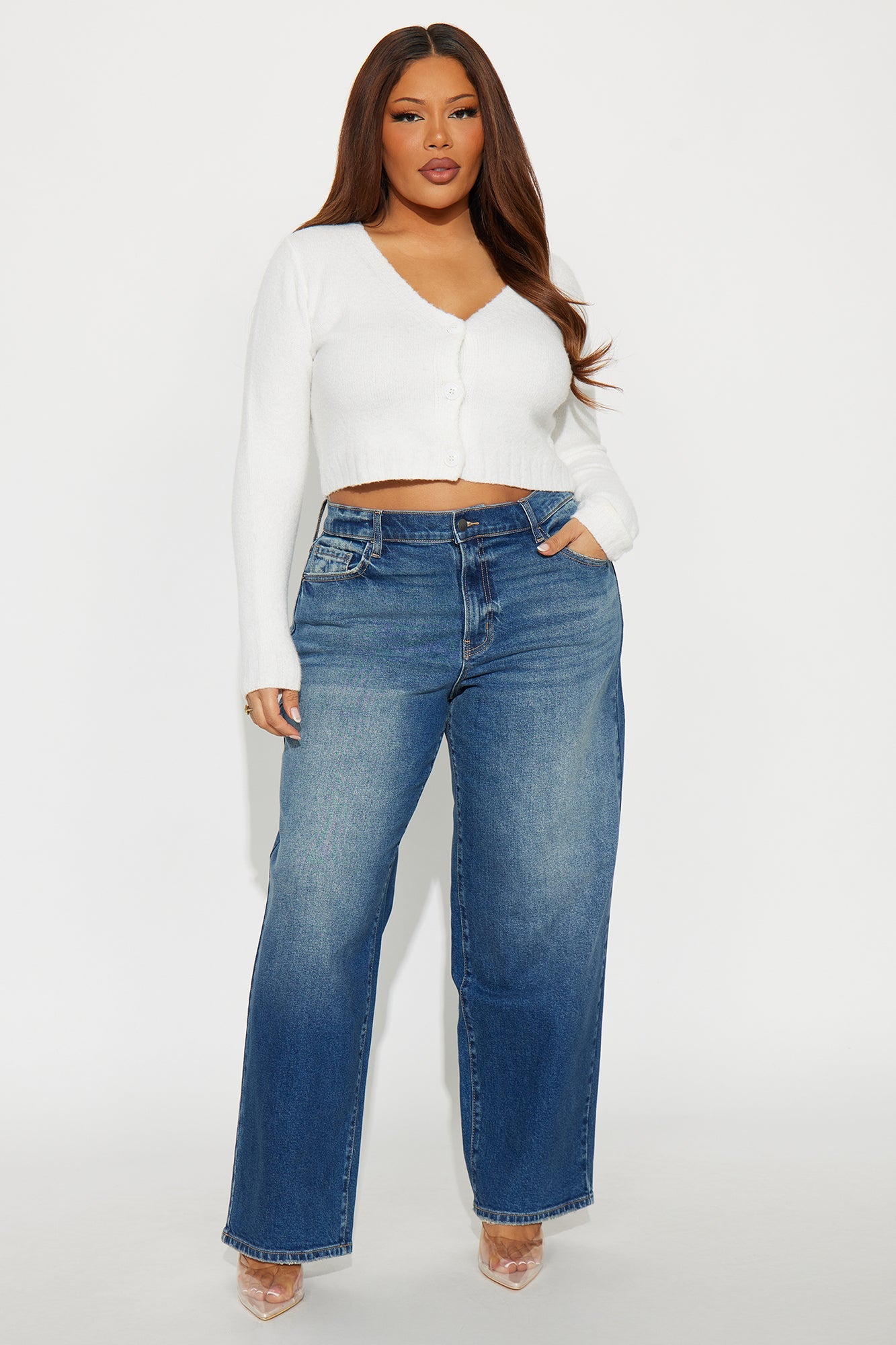 Going Solo Straight Leg Jeans - Medium Wash