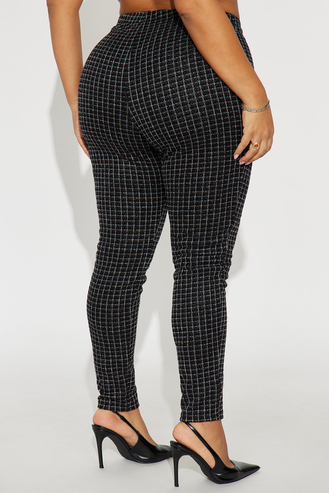 High Noon High Rise Tweed Legging - Black