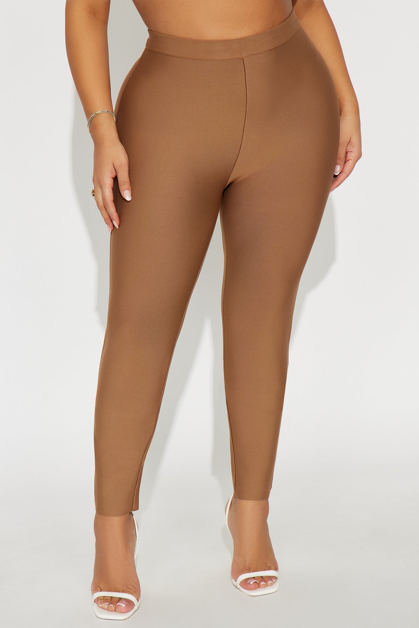 Serafina Bandage Skinny Pants 27″ - Mocha