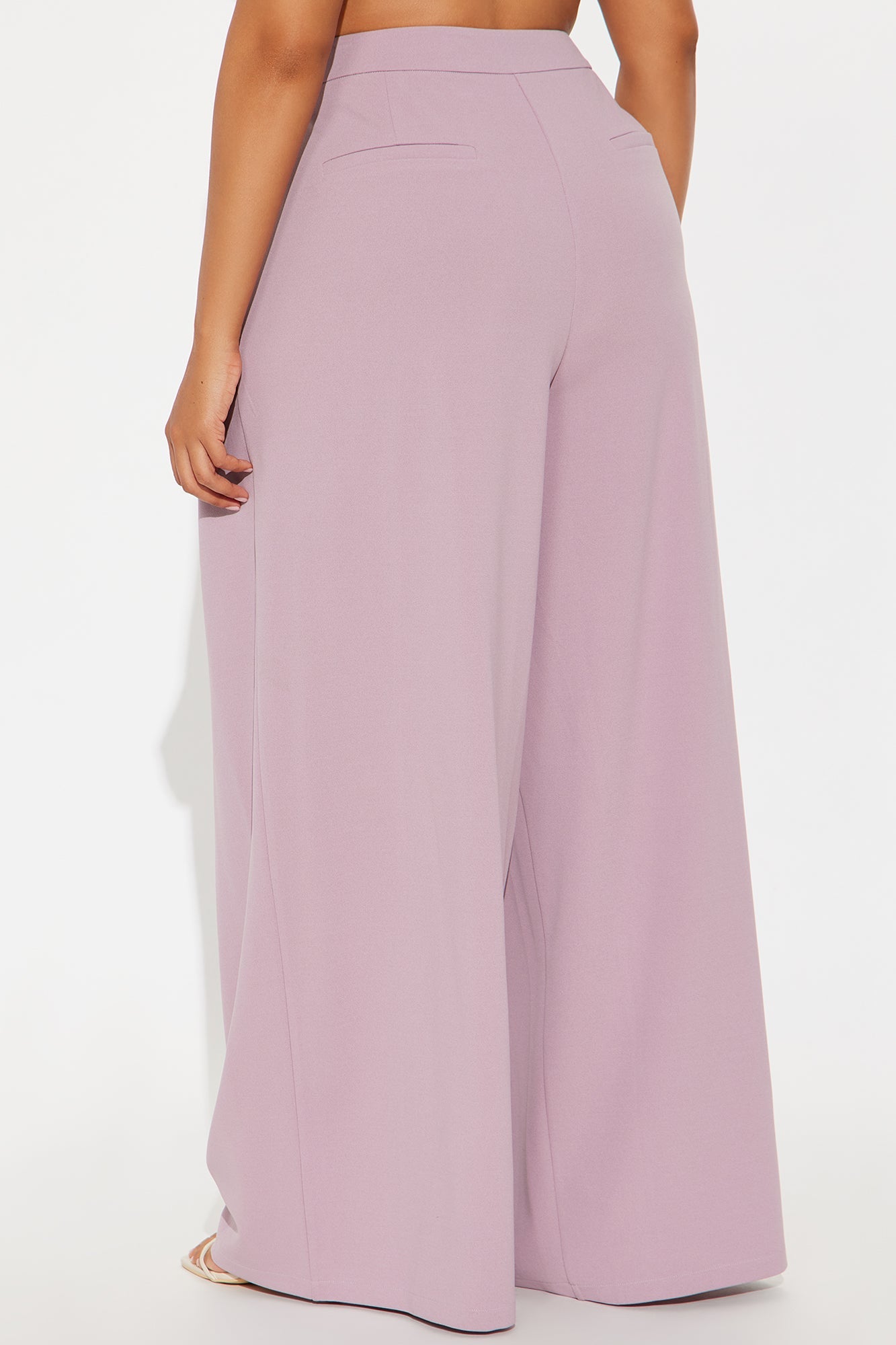 Charlie Wide Leg Trouser 33″ - Violet