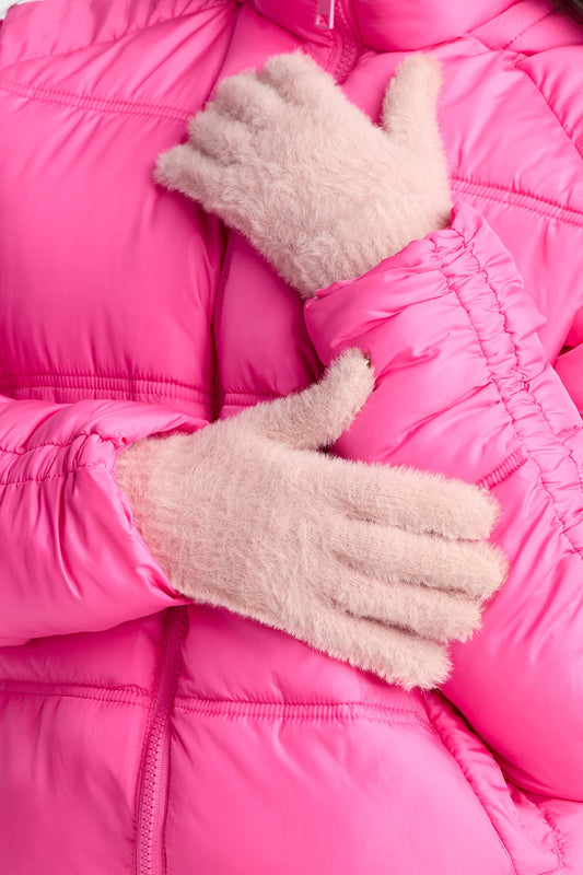 Snow Belle Gloves - Pink