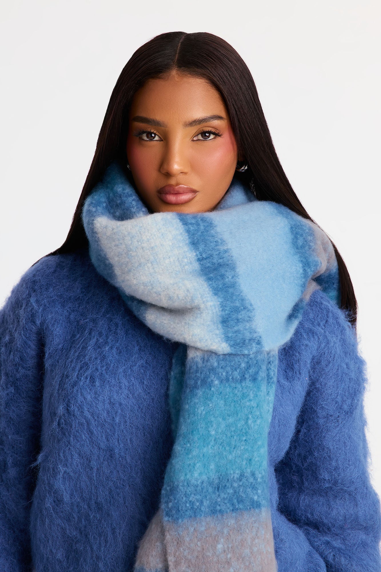 Frozen But Fabulous Scarf - Blue