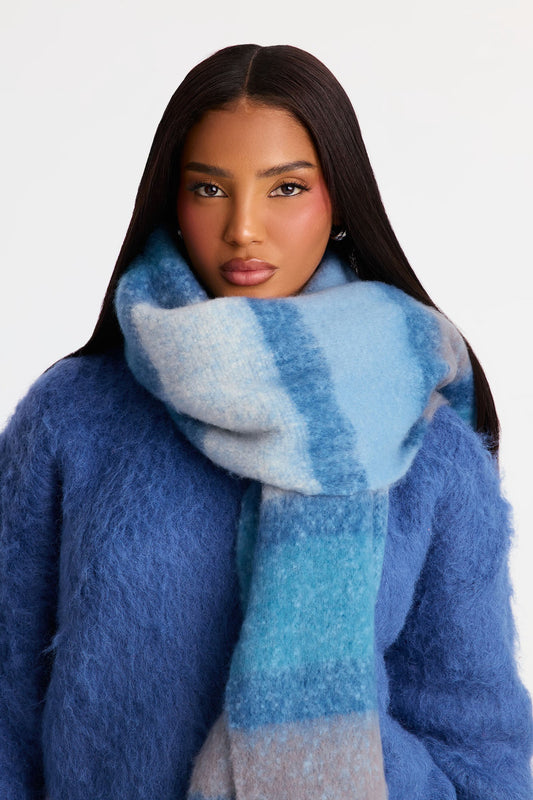 Frozen But Fabulous Scarf - Blue