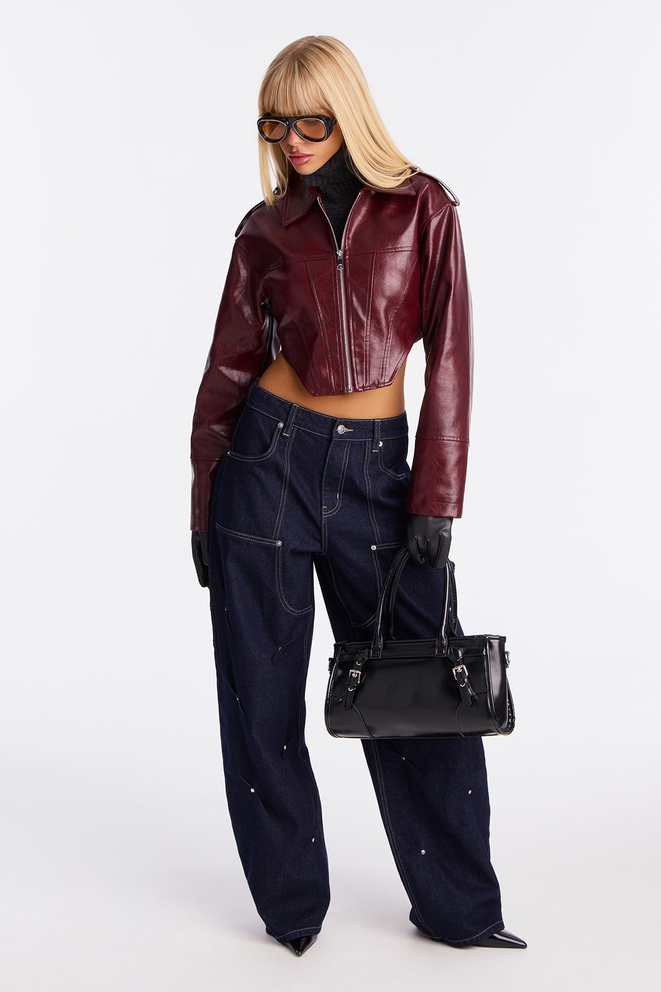 Round The Clock Straight Leg Jeans - Dark Denim