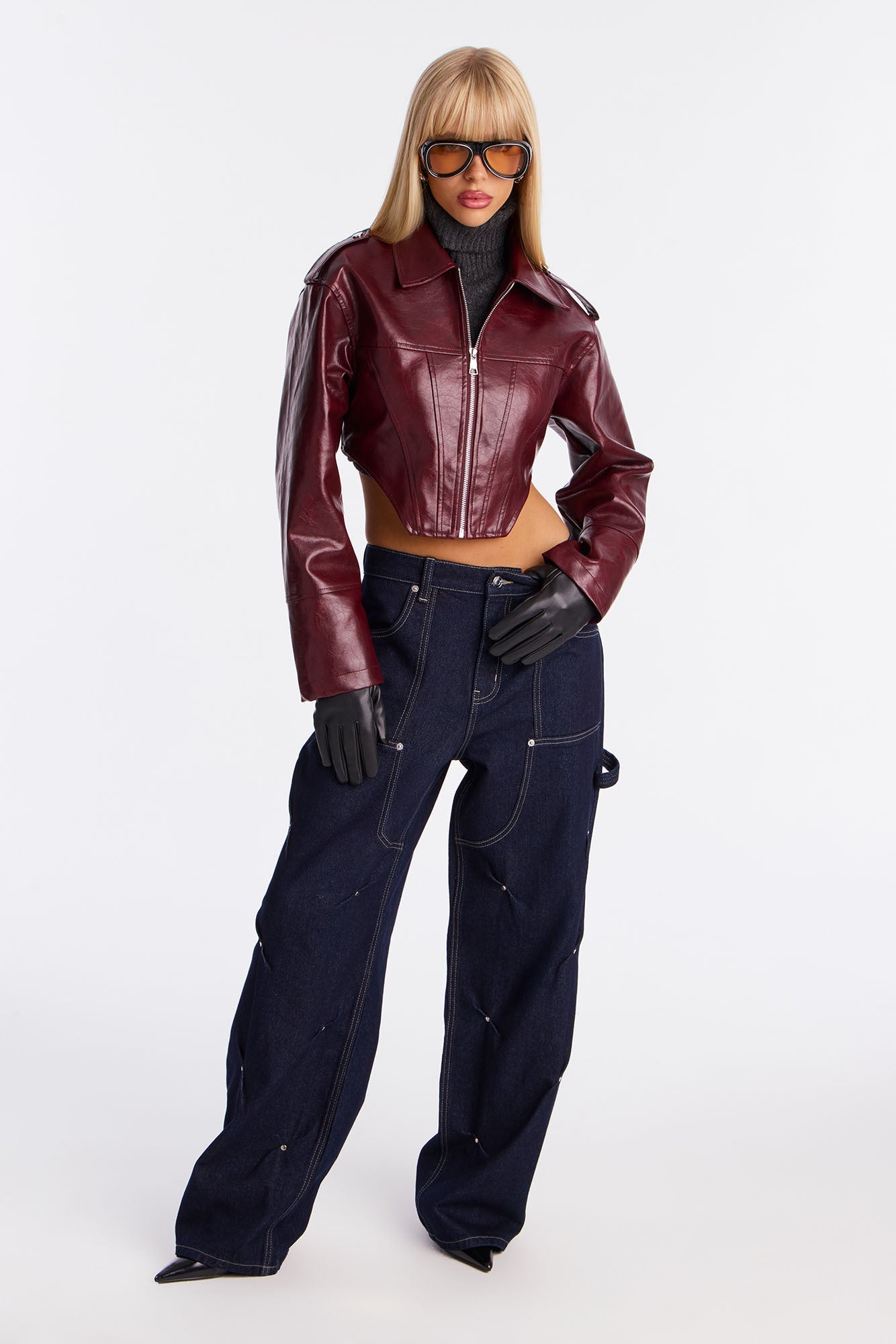 Round The Clock Straight Leg Jeans - Dark Denim