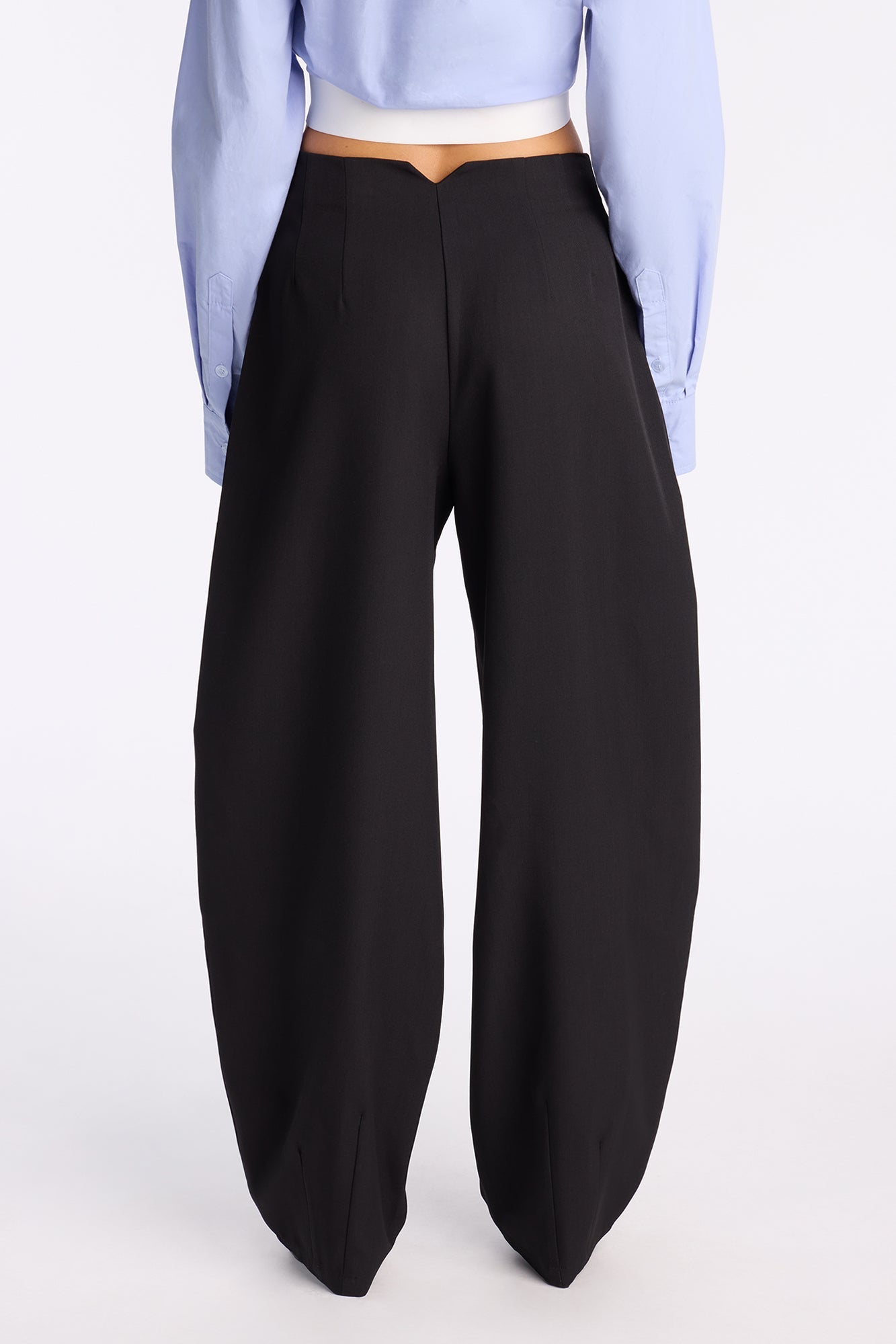 Margaret Barrel Trouser Pants 32″ - Black