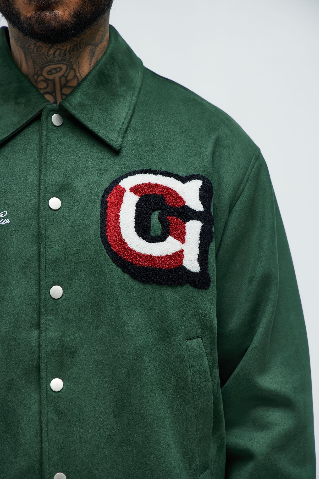 Good As Gold Varsity Jacket - Green