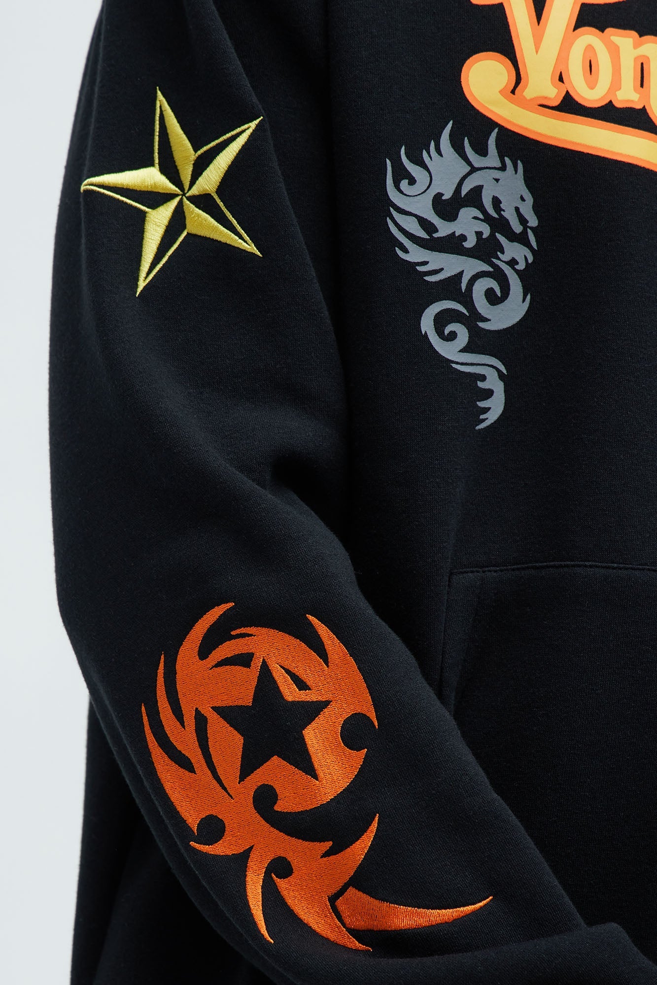 Von Dutch Star Hoodie - Black
