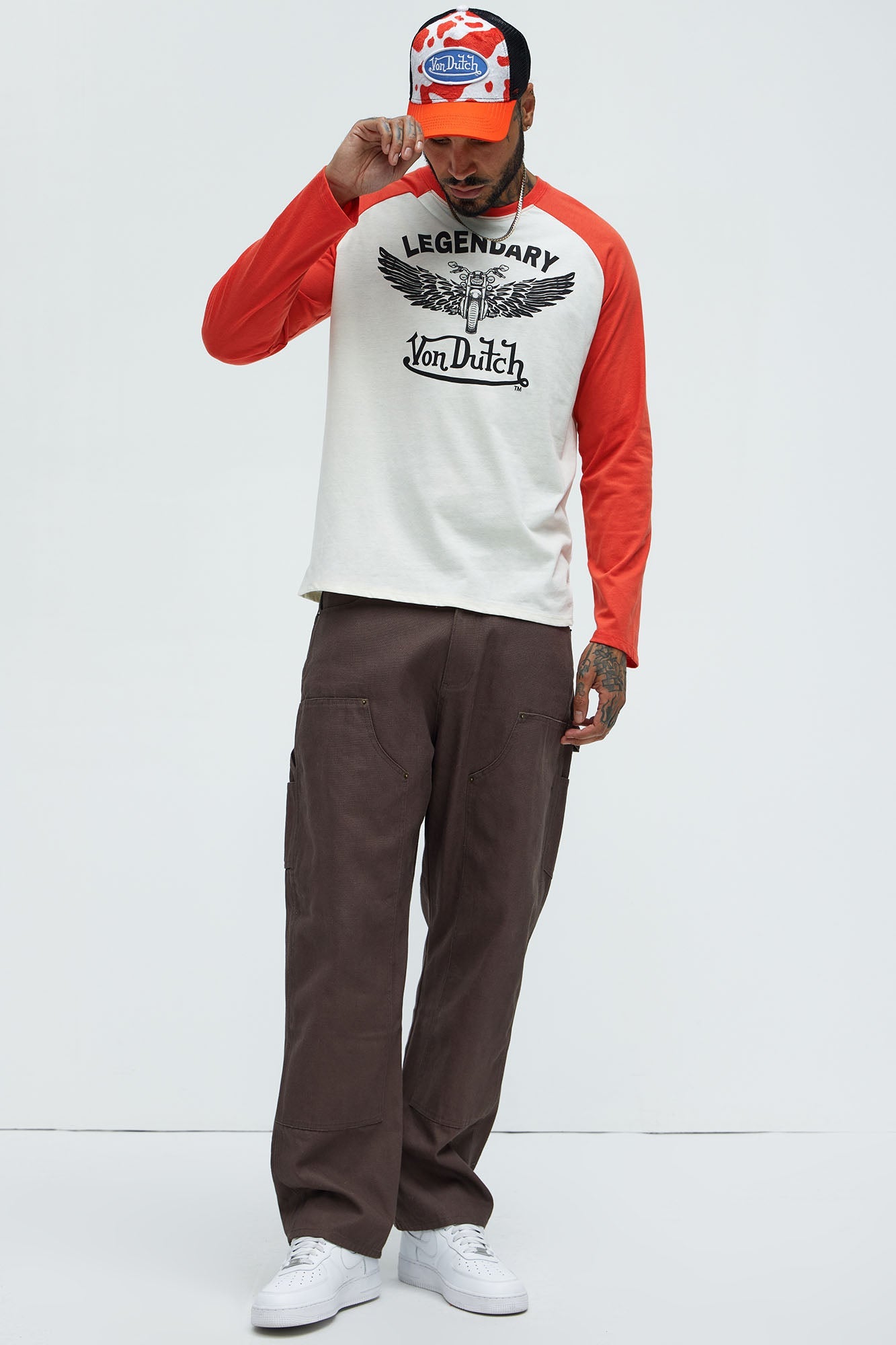 Von Dutch Legendary Tee - Red/combo