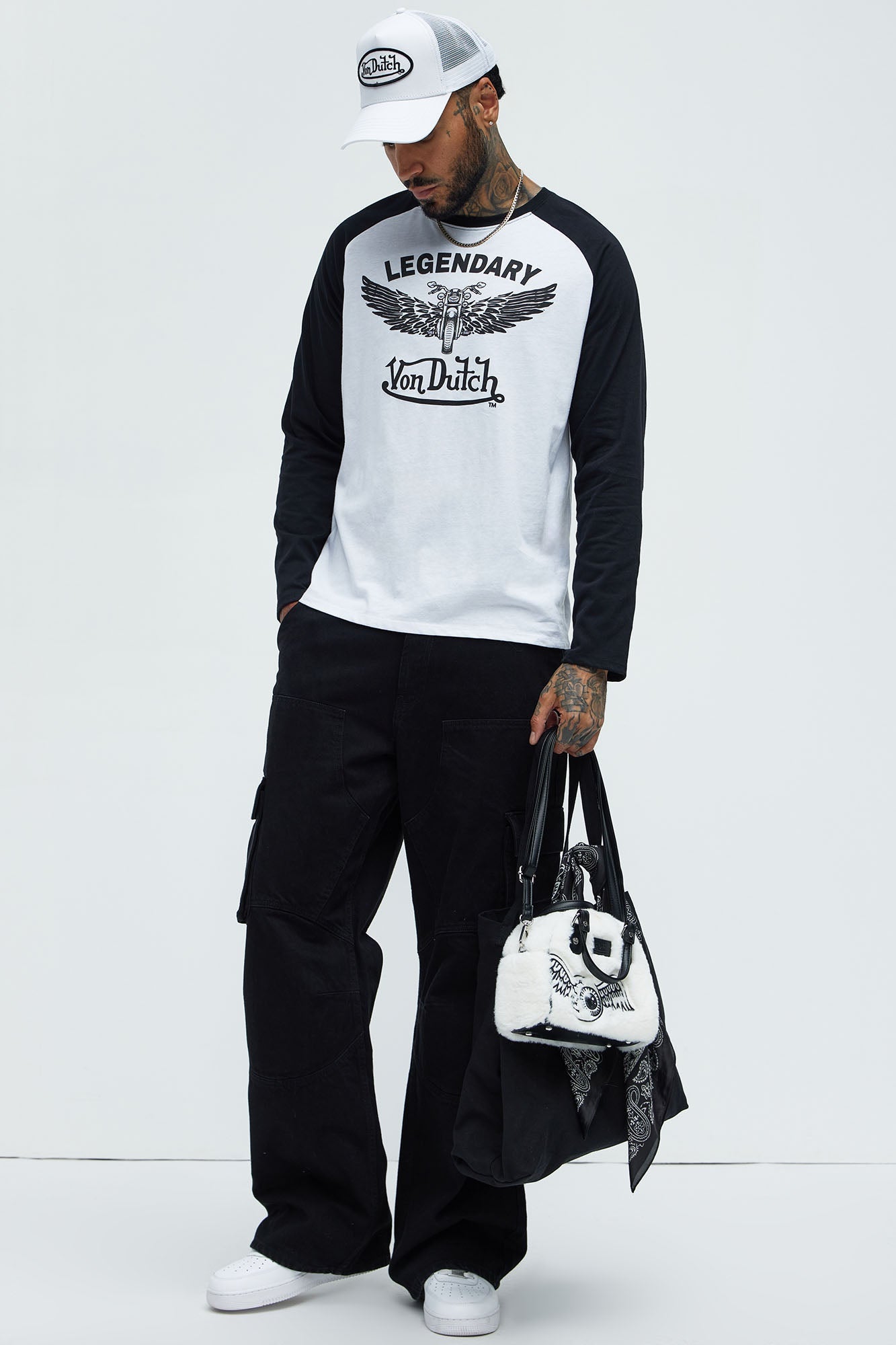 Von Dutch Legendary Tee - White/Black