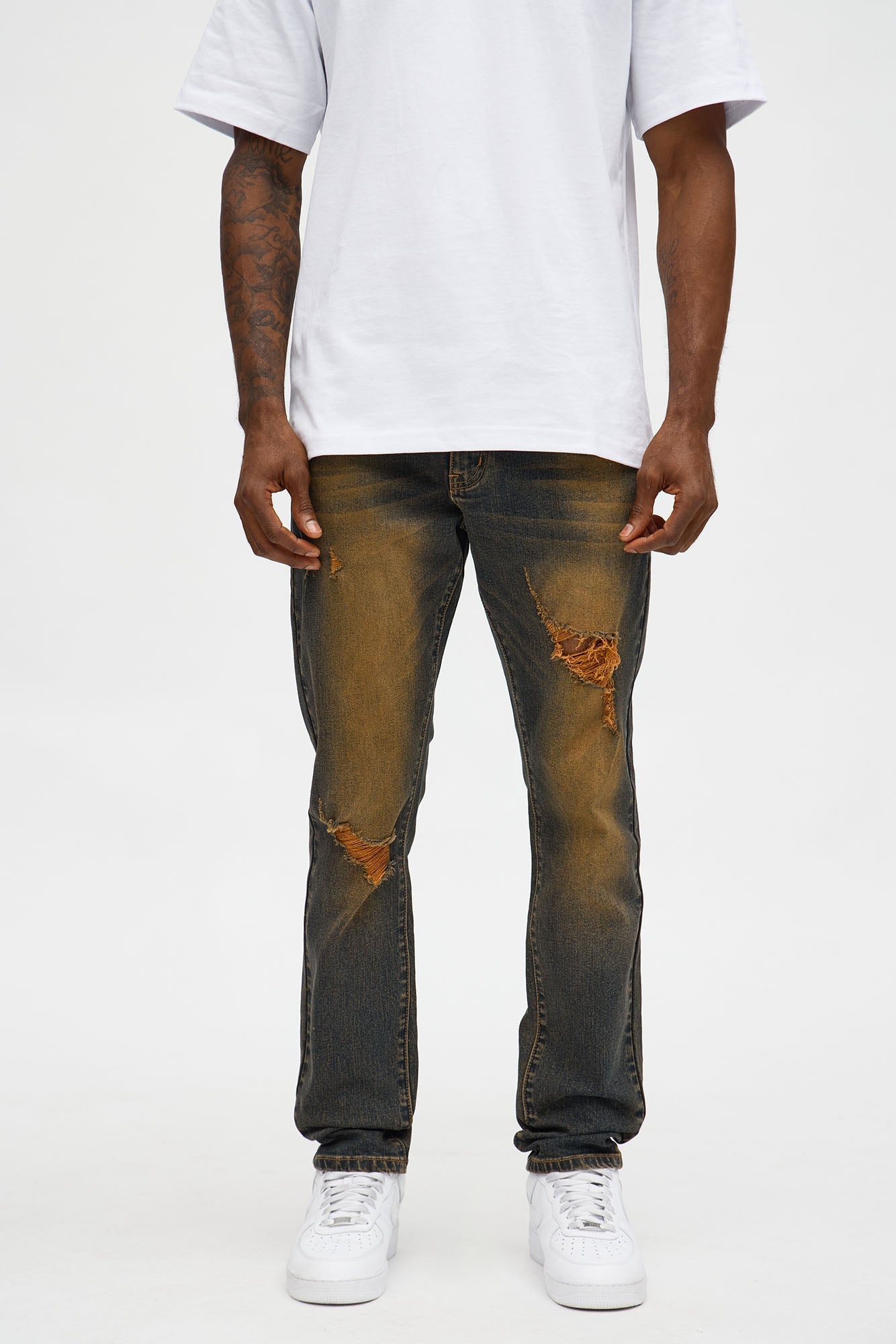 Skinny Dagger Jean - Brown