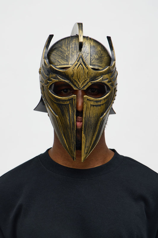 Roman Warrior Mask Costume - Bronze