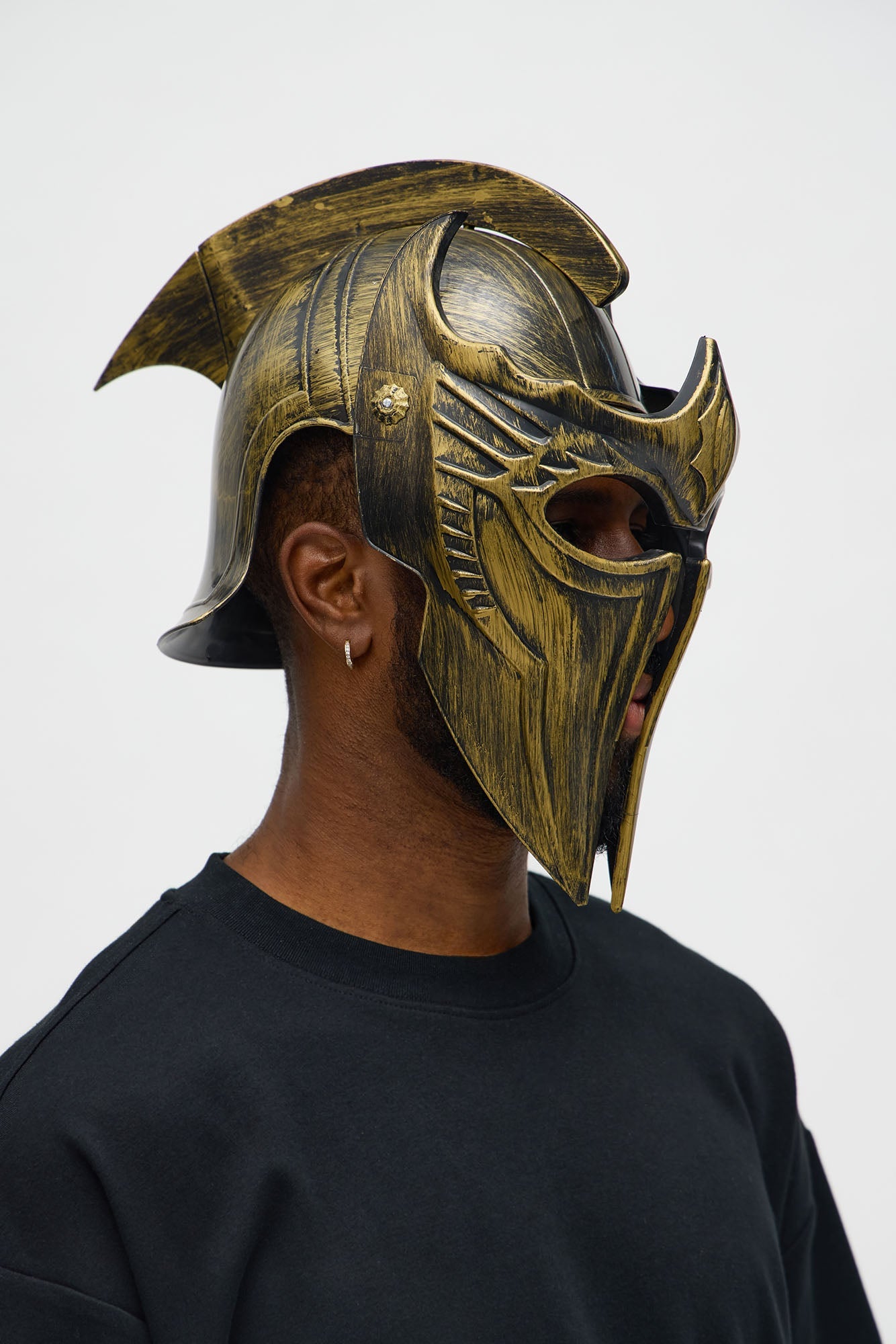 Roman Warrior Mask Costume - Bronze