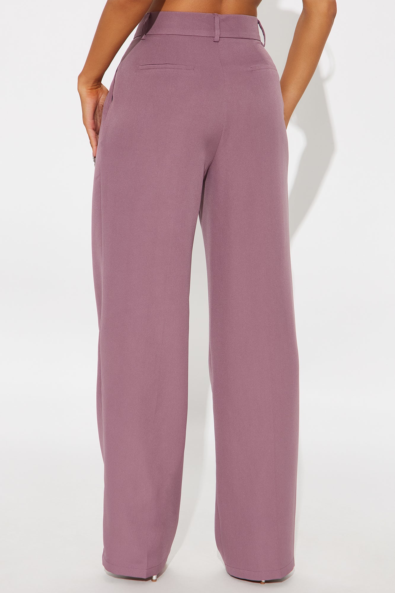 Kendall High Rise Trouser Pant - Orchid