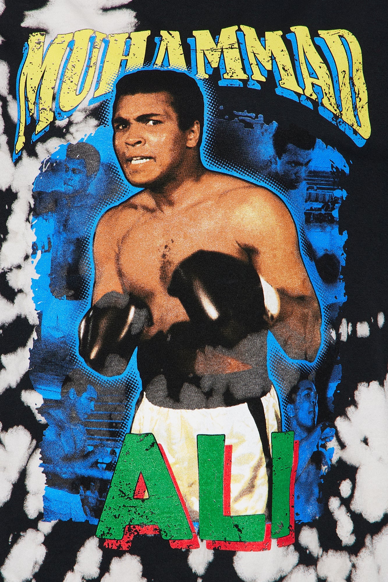 Muhammad Ali Bleach Long Sleeve Tee - Multi Color