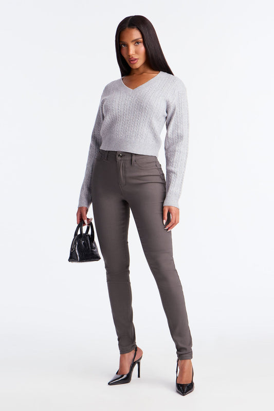 Hyperstretch Skinny Pants - Charcoal