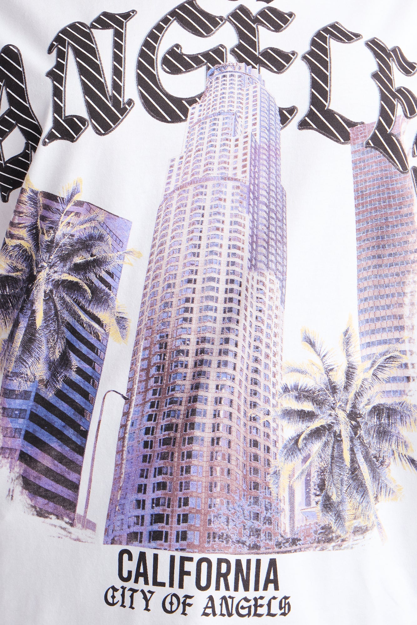 California City Of Angels Long Sleeve Tee - White/Black