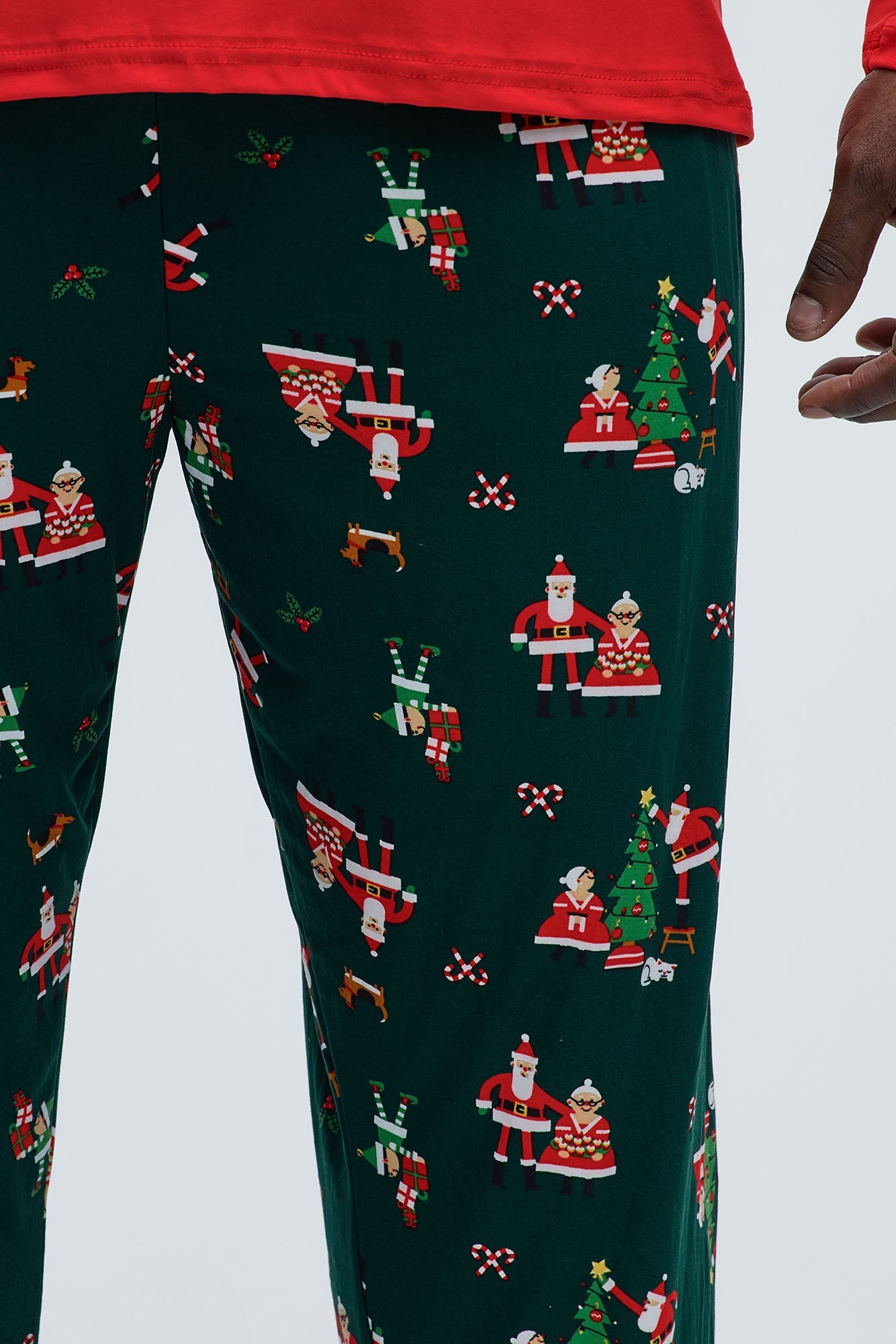 Dear Santa We Tried Holiday PJ Set - Black/combo
